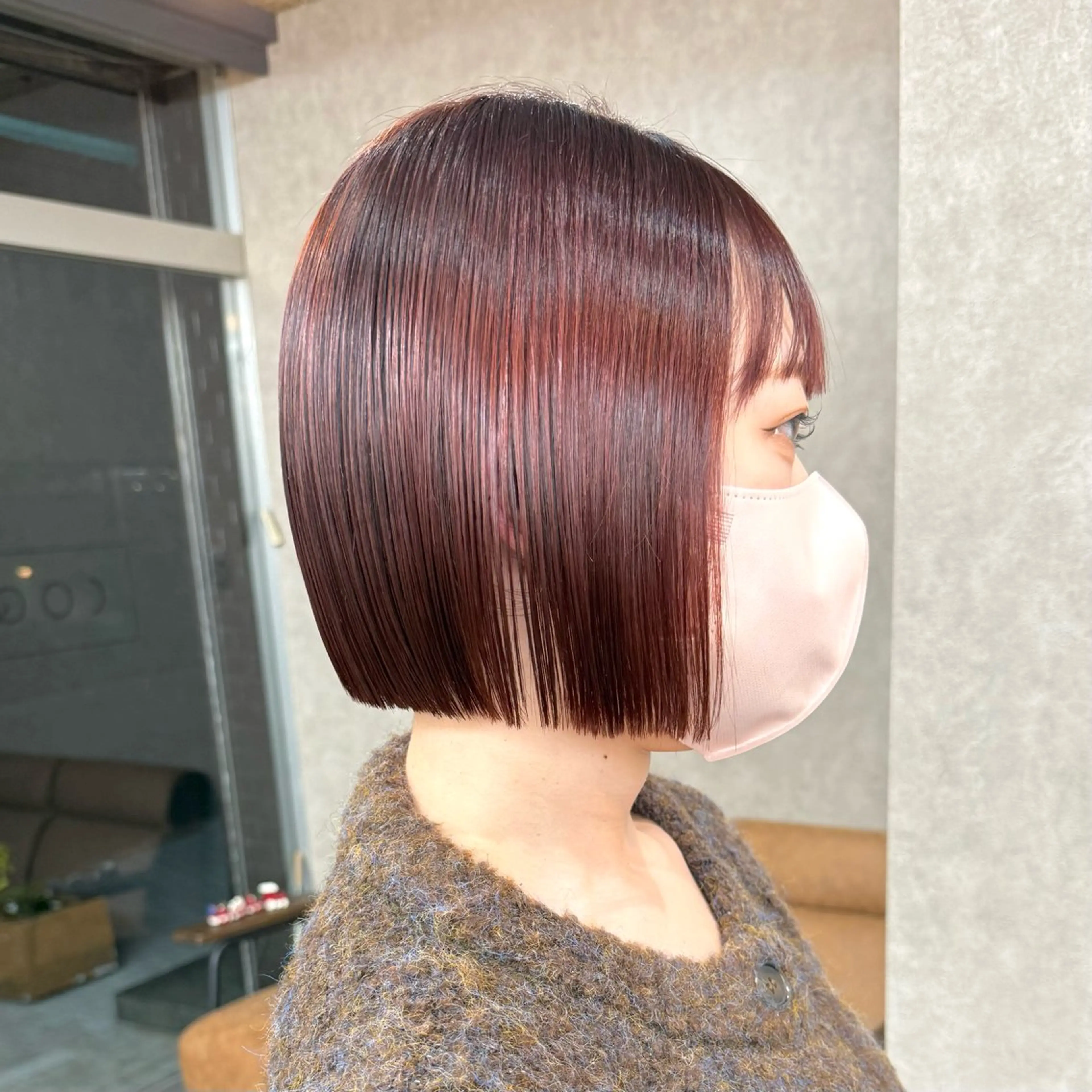 ショート カラー ボブ カット ヘアカラー トリートメント 似合わせボブ🎀🫧 千葉 優希のヘアスタイル