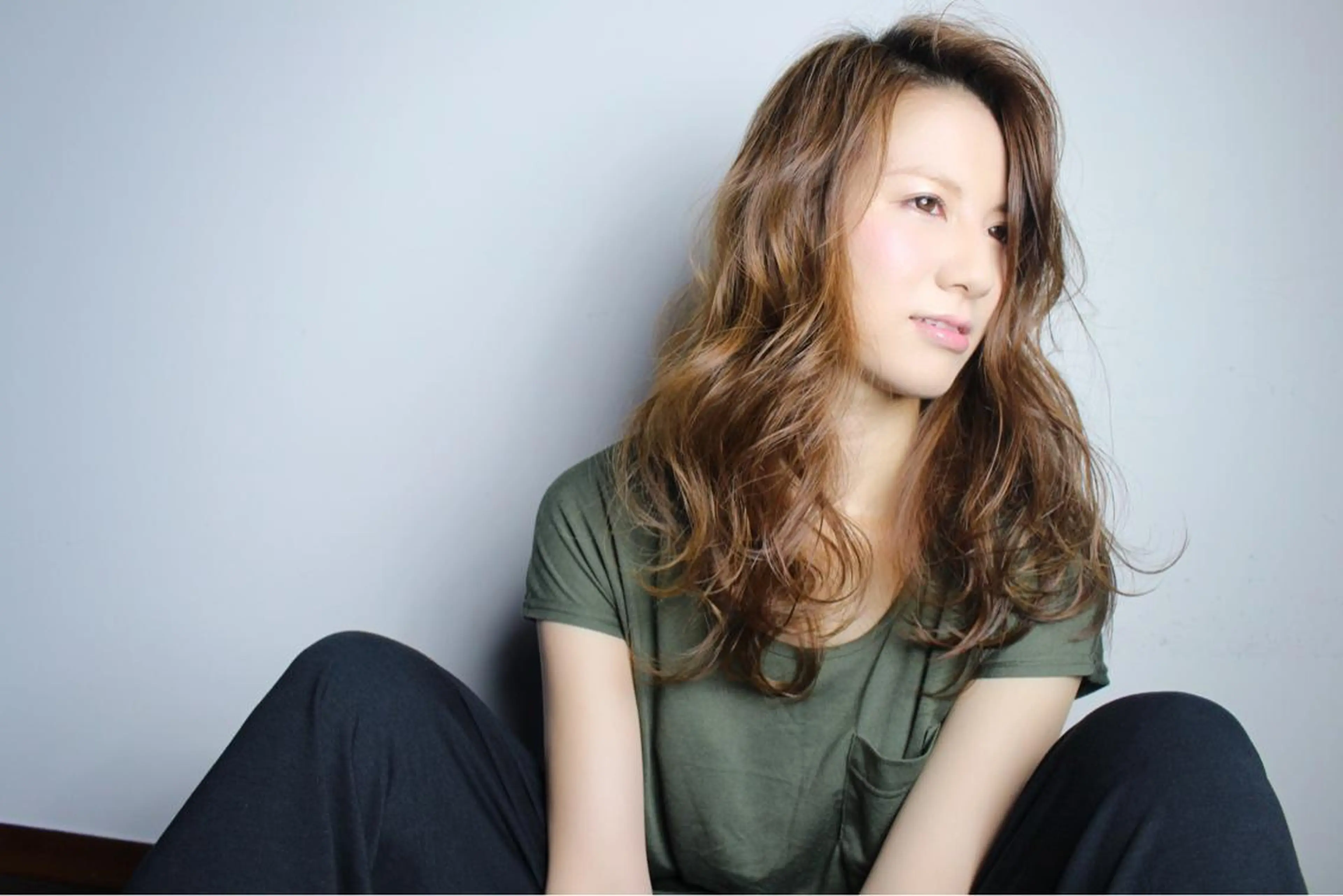 セミロング 横井伴典 矢場町 メンズパーマ/カットのヘアスタイル