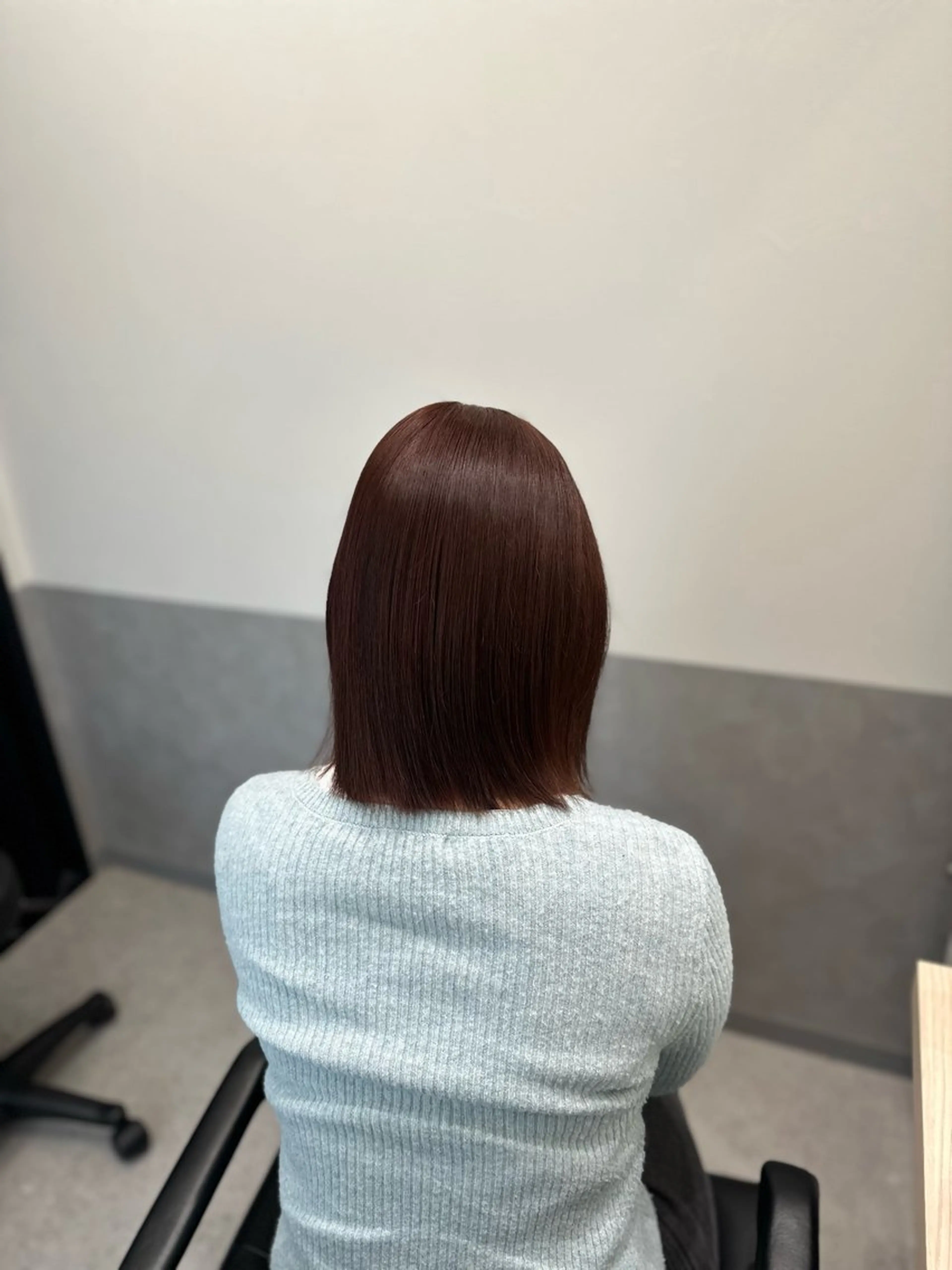 ミディアム ヘアカラー トリートメント ダブルカラー｜ なおき｜池袋美容師のヘアスタイル