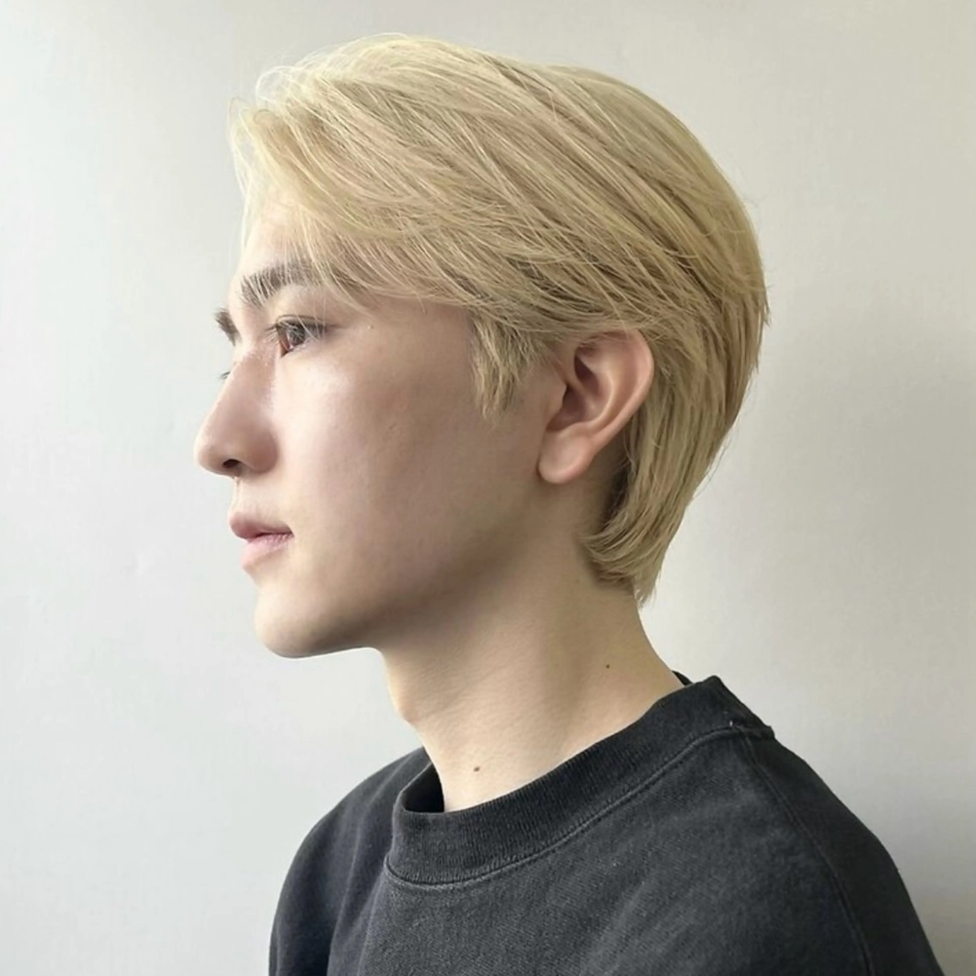 ショート カラー メンズ カット ハイトーン/パーマ/ メンズ / 櫻本🌐のヘアスタイル