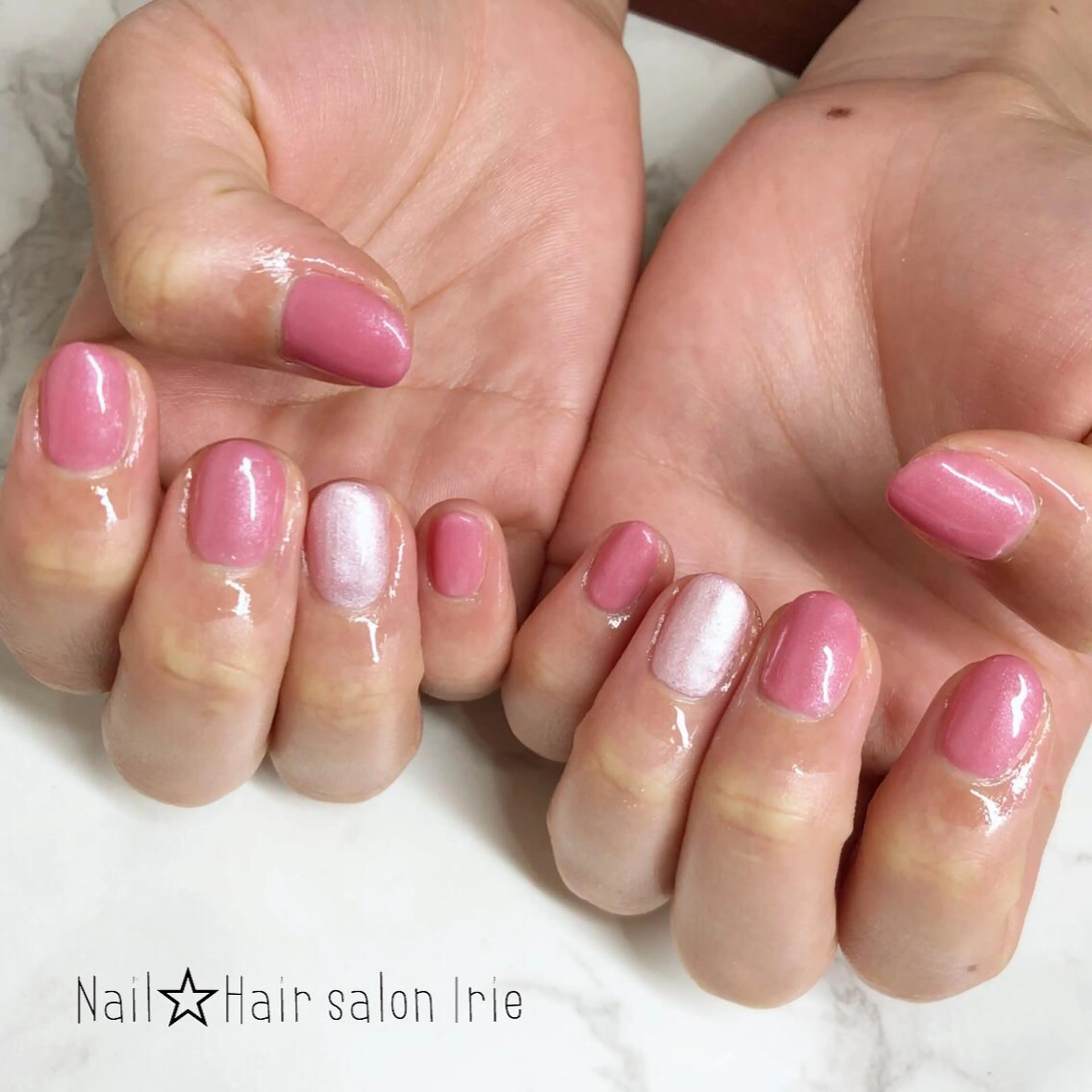 ネイル ハンドネイル ハンドケア Hair salon Irie所属・與儀 知佳のネイルデザイン