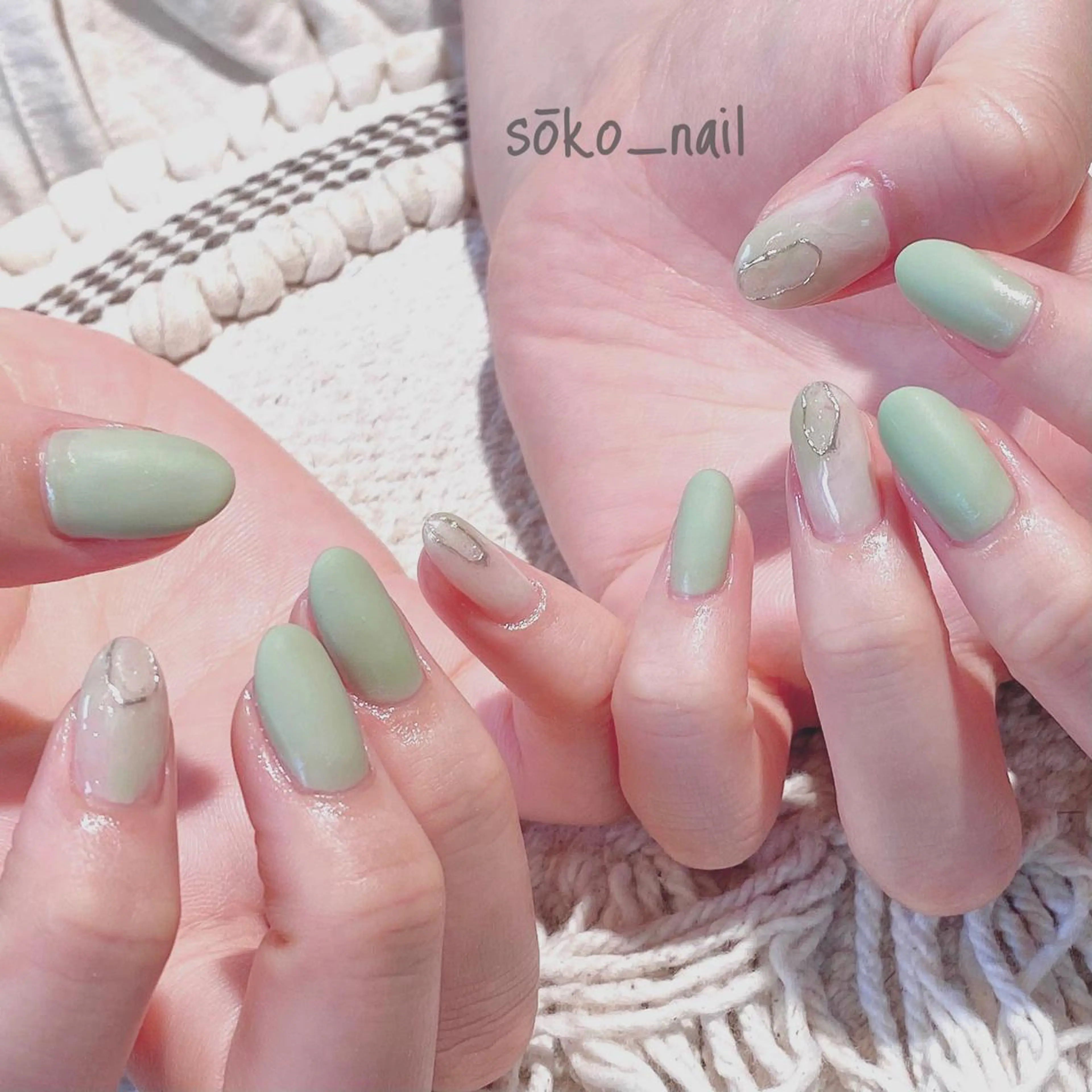 ネイル ハンドネイル megu  / sōko nailのネイルデザイン