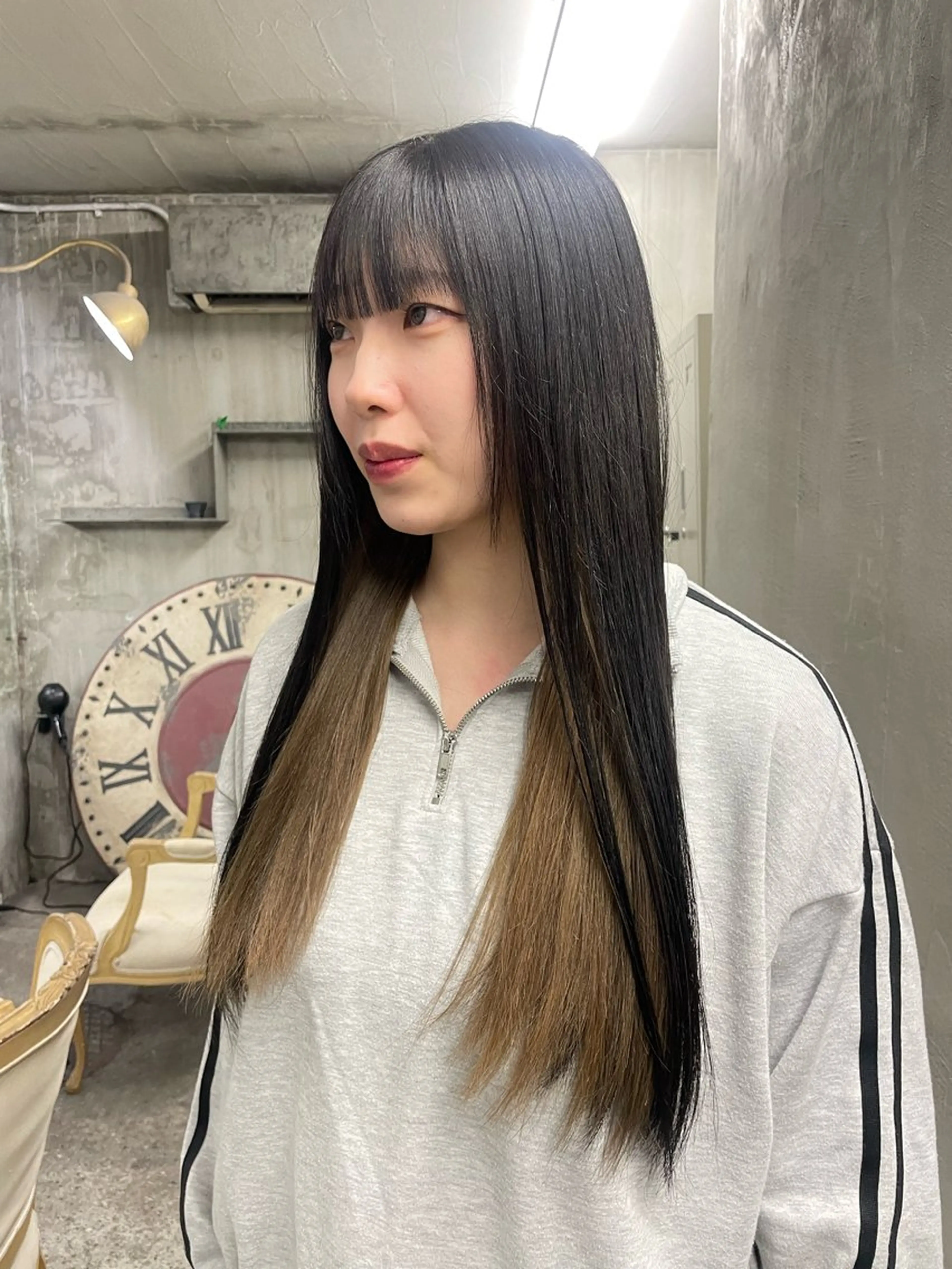 ロング カラー ブリーチ デザインカラー ダブルカラー ハイトーンカラー インナーカラー ブリーチ/レイヤー 💙ayame💙のヘアスタイル