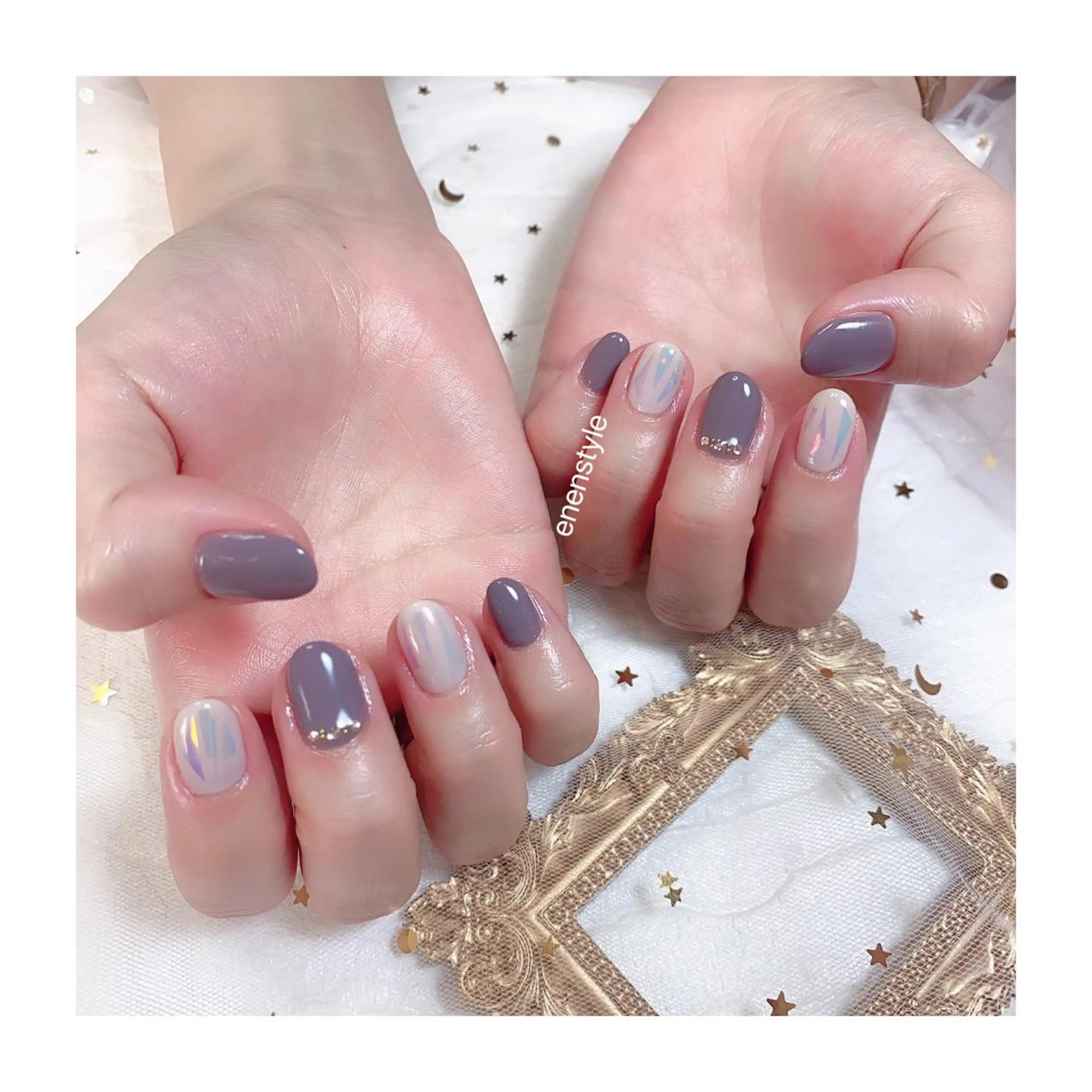 ショート ネイル ジェルネイル ニュアンスネイル オフィスネイル ワンカラーネイル パラジェル ハンドネイル 👑enen style👑のネイルデザイン