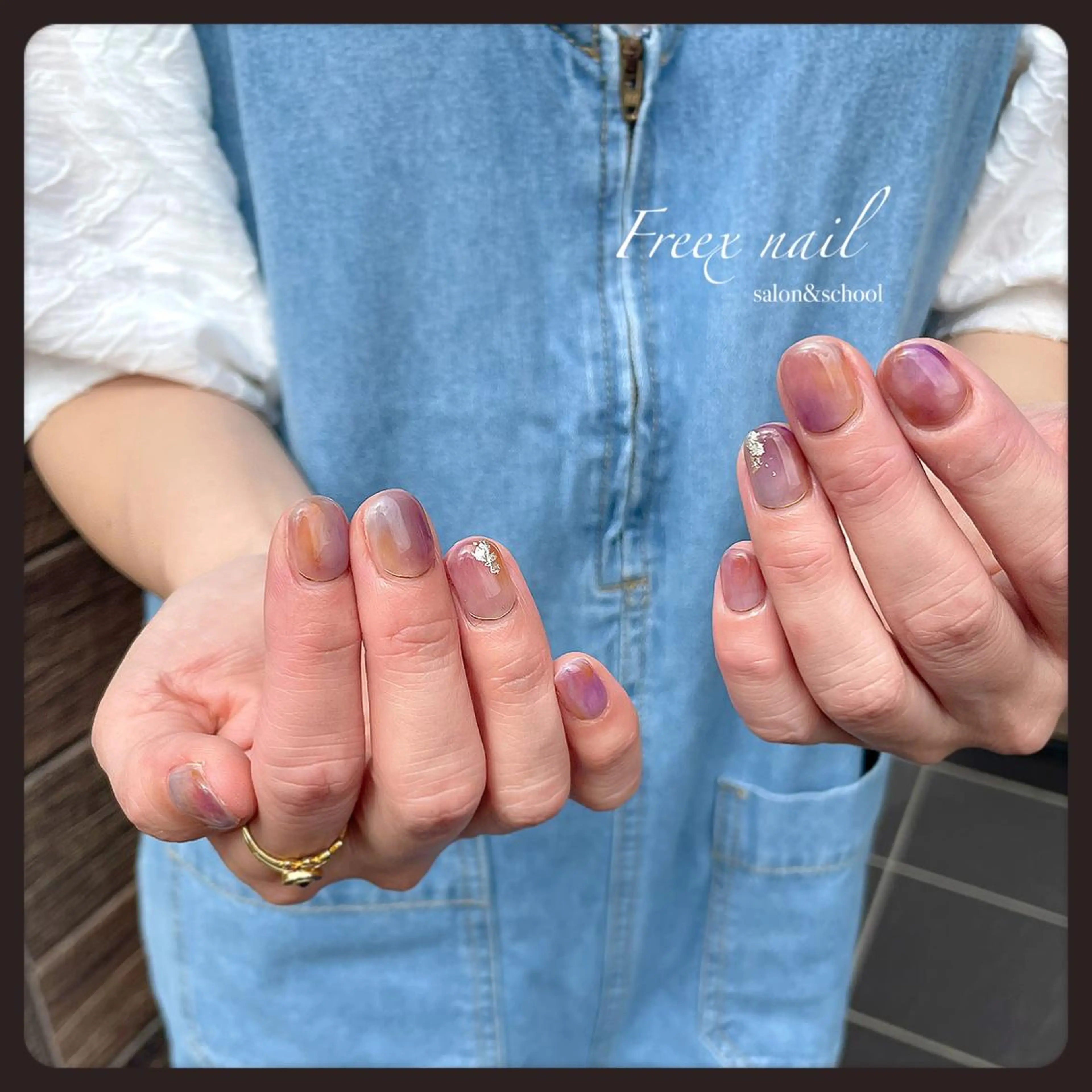 ネイル ハンドネイル ハンドケア freex nail /ニュアンス/個性派のネイルデザイン