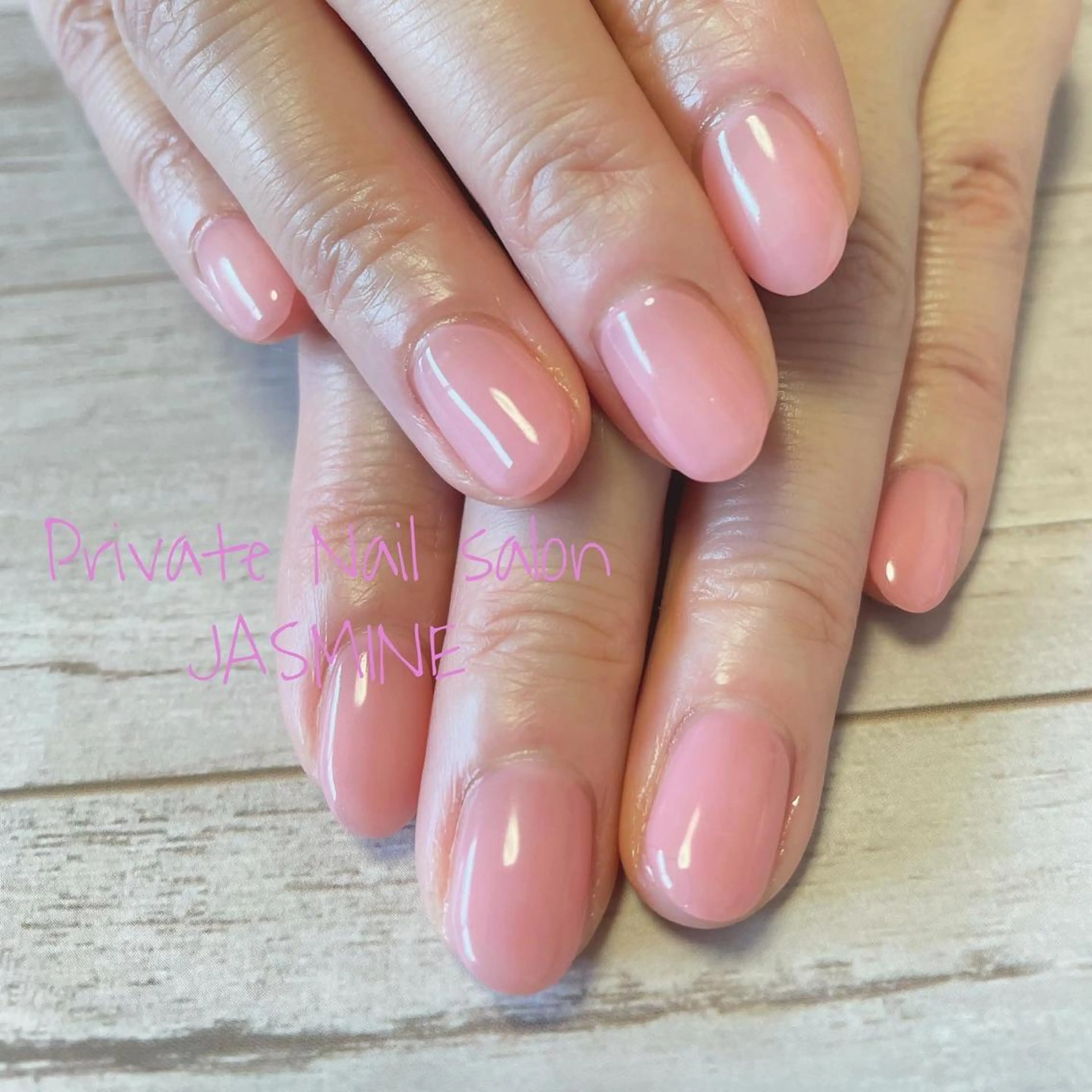ネイル ワンカラーネイル ハンドネイル Nail salon JASMINEのネイルデザイン