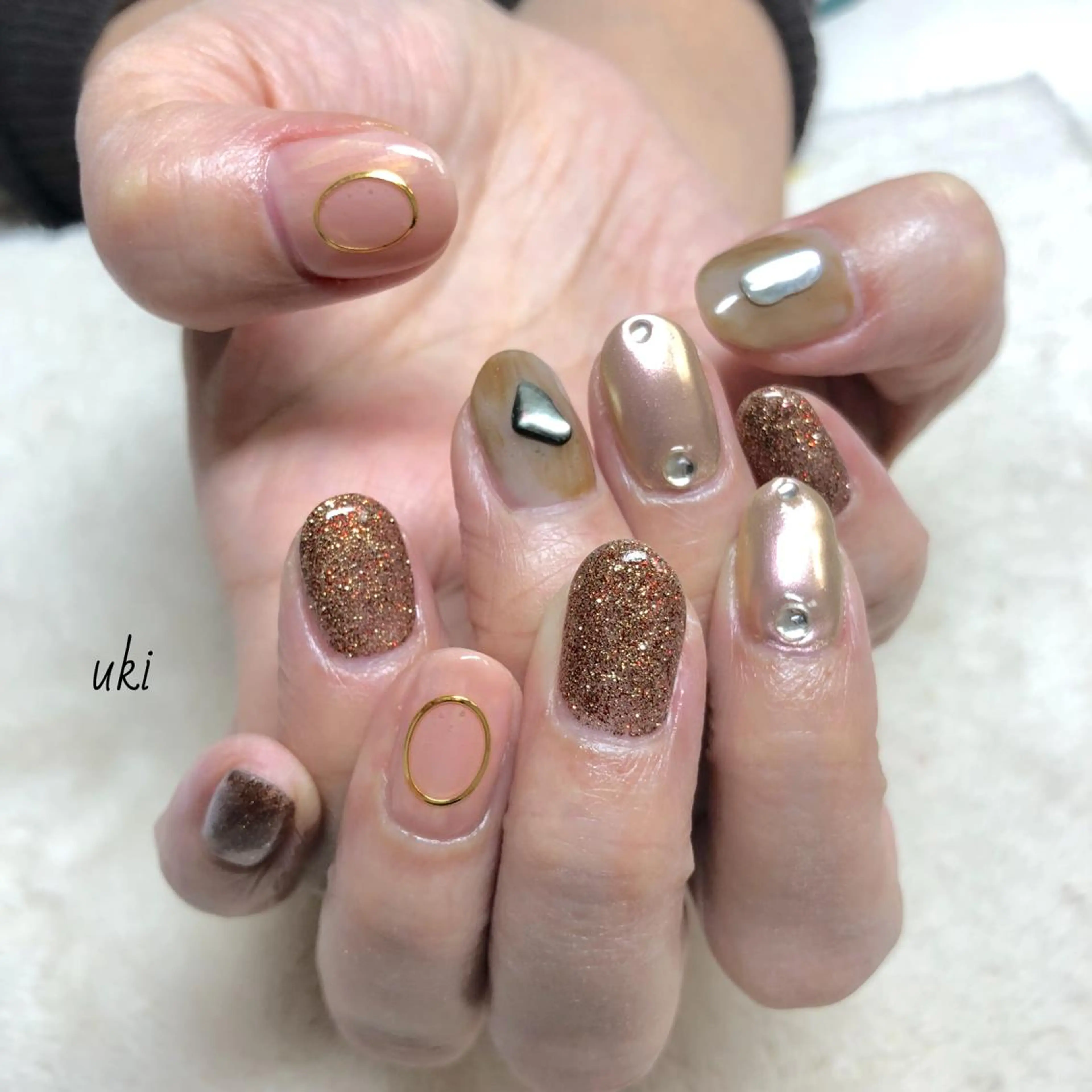 ネイル ハンドネイル Ameri nail /UKIのネイルデザイン