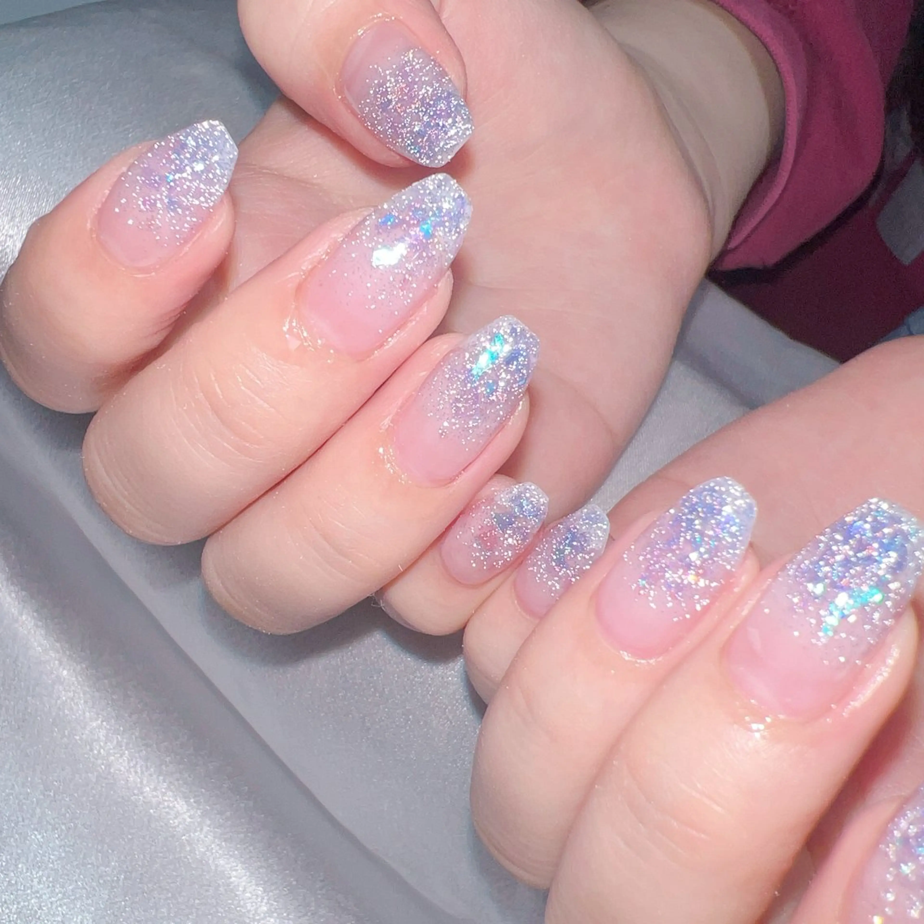 ネイル ラメ(グリッター) ラメグラデーション Emi lyのネイルデザイン