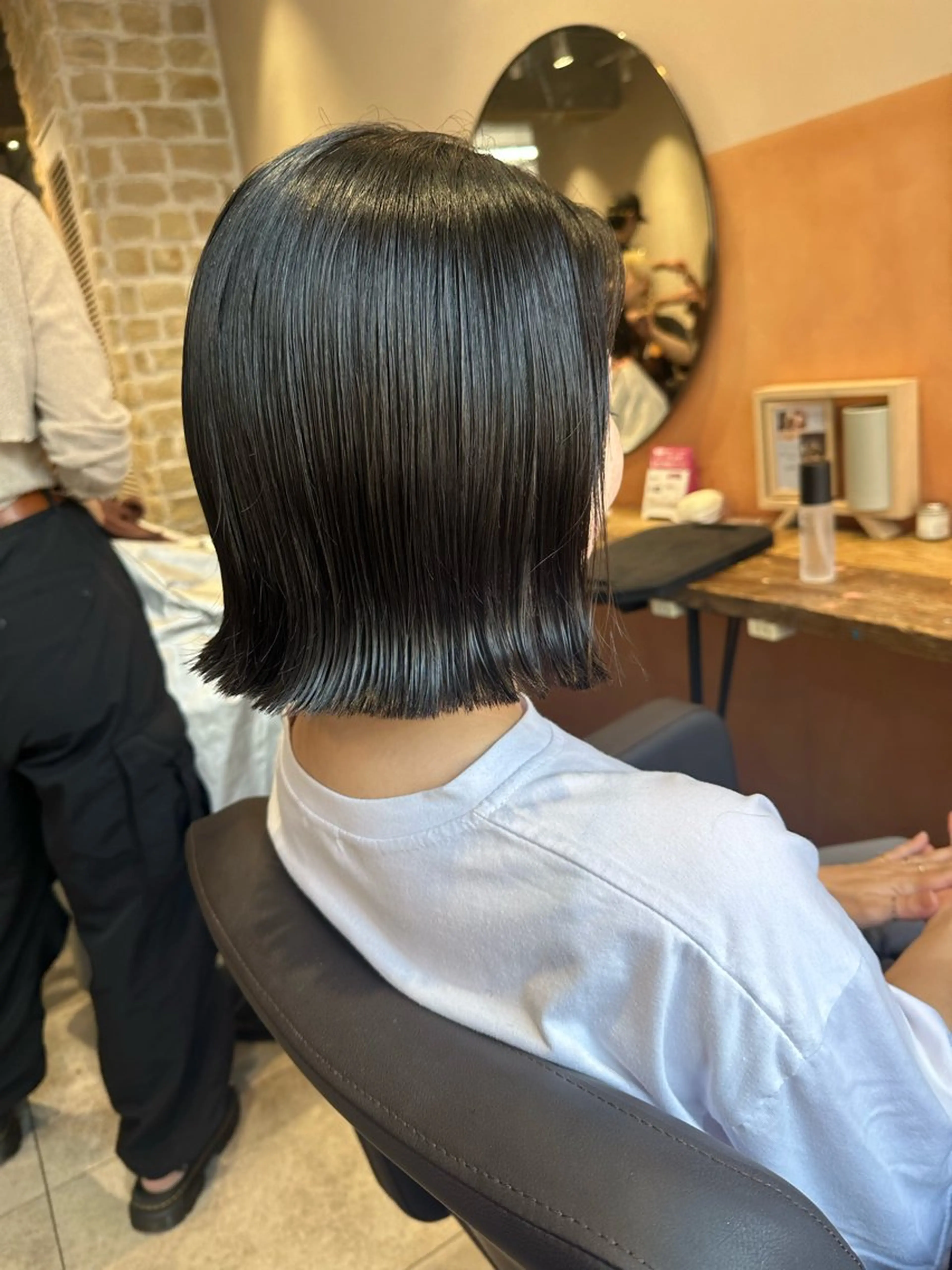 ショート カラー ボブ カット トリートメント yu-kiハイトーン /ブリーチ無しカラーのヘアスタイル