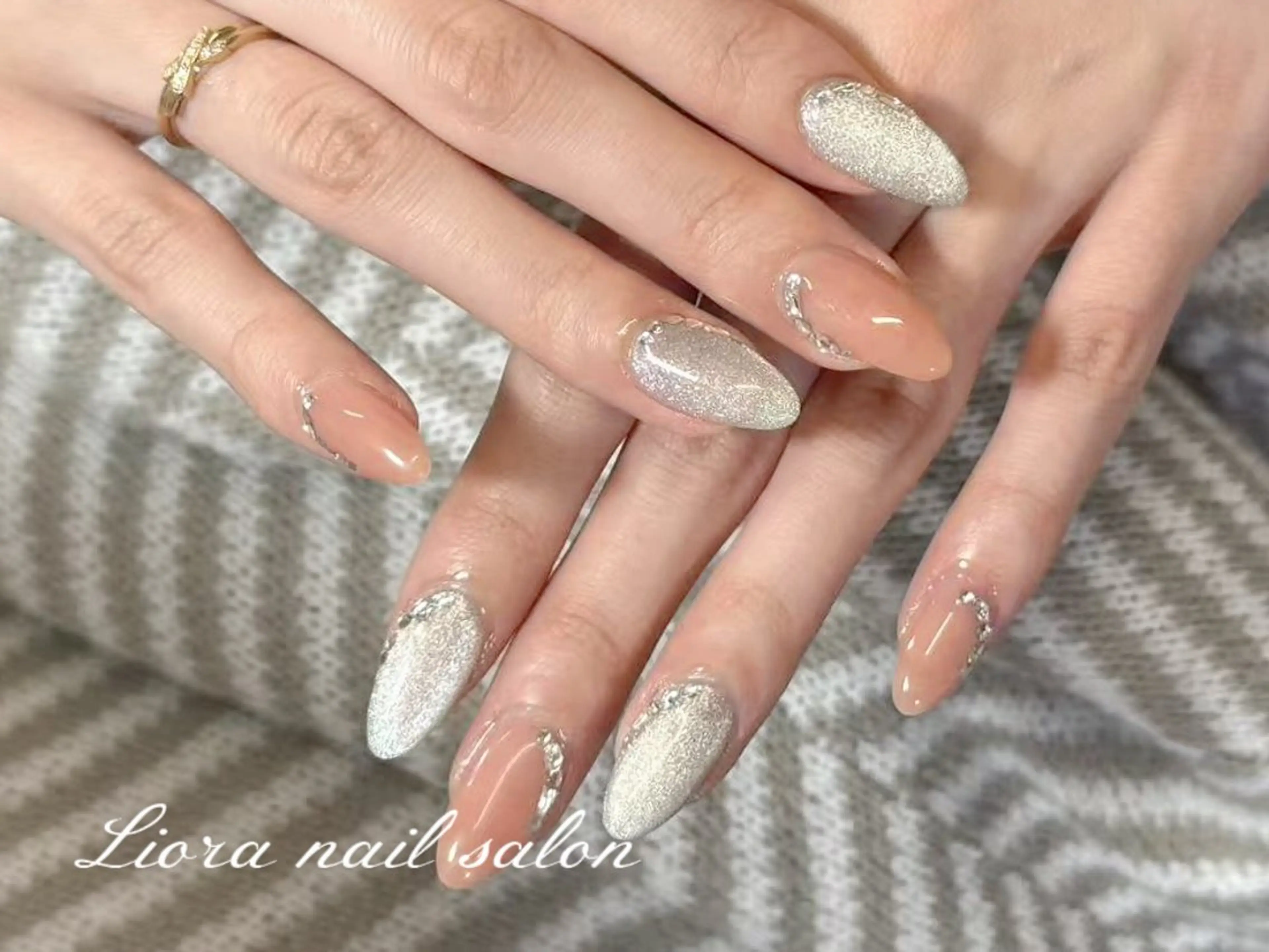 ネイル チークネイル フットネイル フレンチネイル ジェルネイル ガーリー ハンドネイル Liora nail スカルプ専門店のネイルデザイン