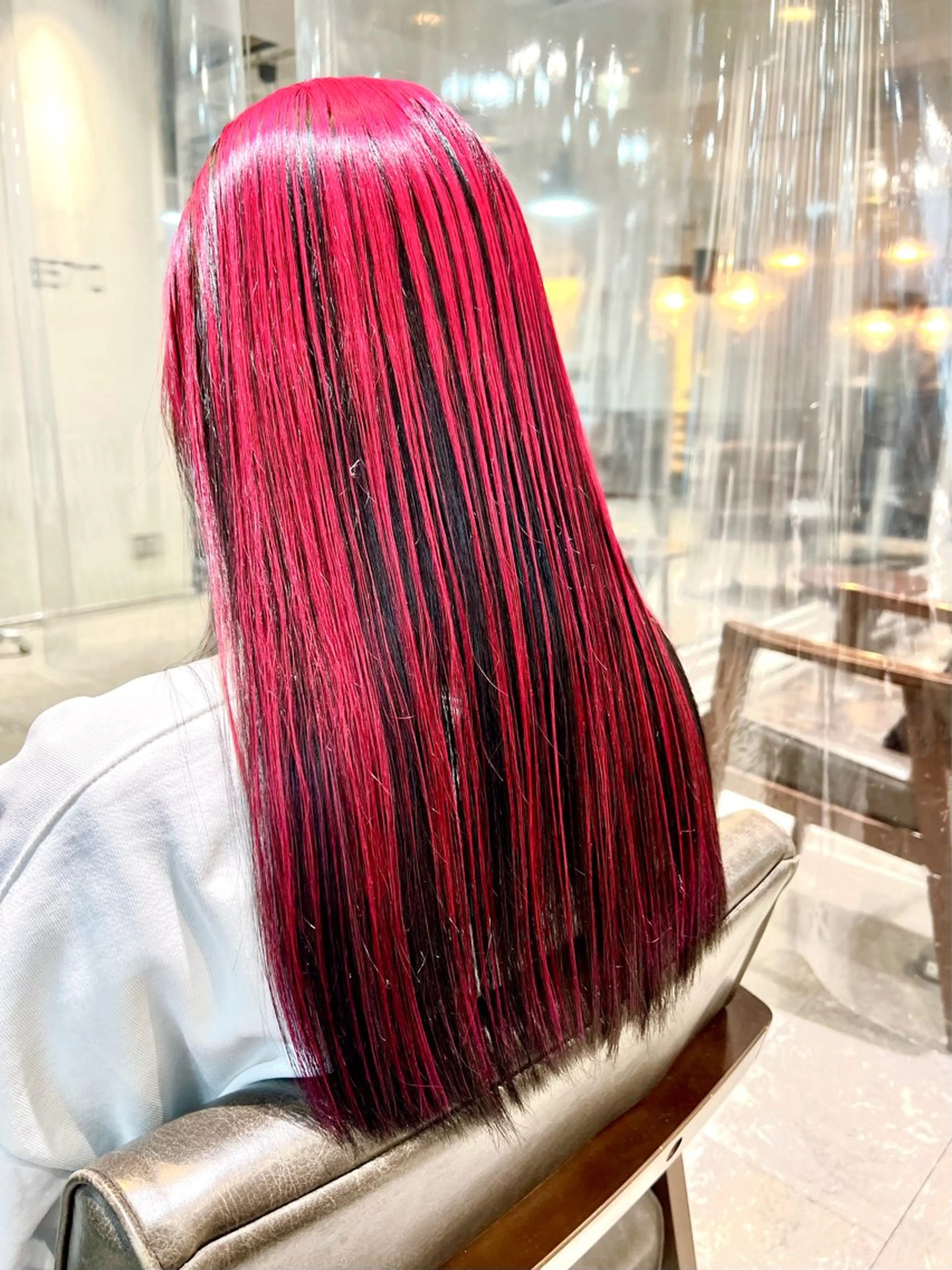 ロング カラー ヘアアレンジ ヘアカラー トリートメント ヘッドスパ ヘアセット 🌈インナーカラー ‘ショウマ’🌈のヘアスタイル