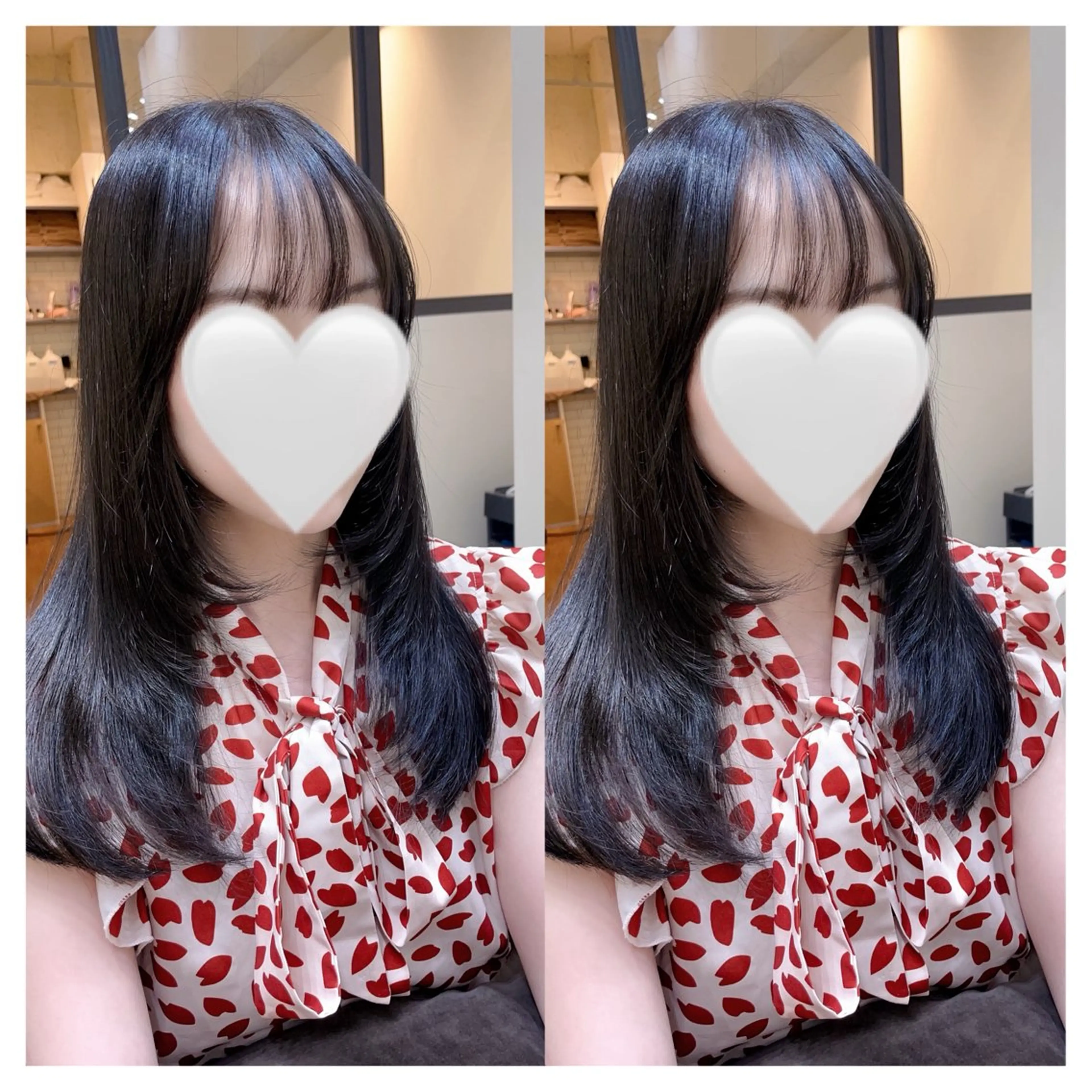 ロング カラー カット ヘアカラー トリートメント 村山 茉衣のヘアスタイル