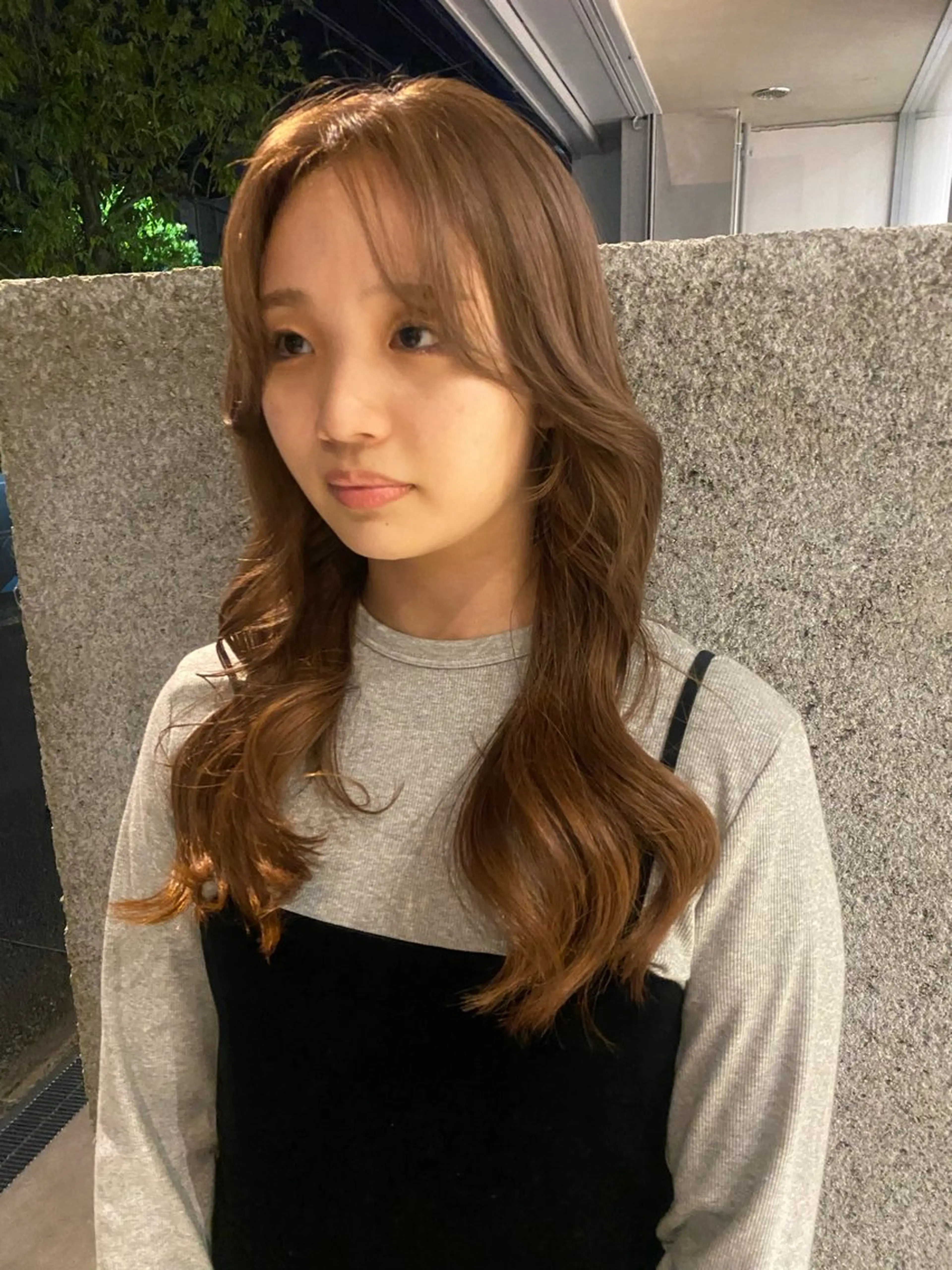 セミロング カット ヘアカラー レイヤーカット/ ダブルカラーサクライのヘアスタイル