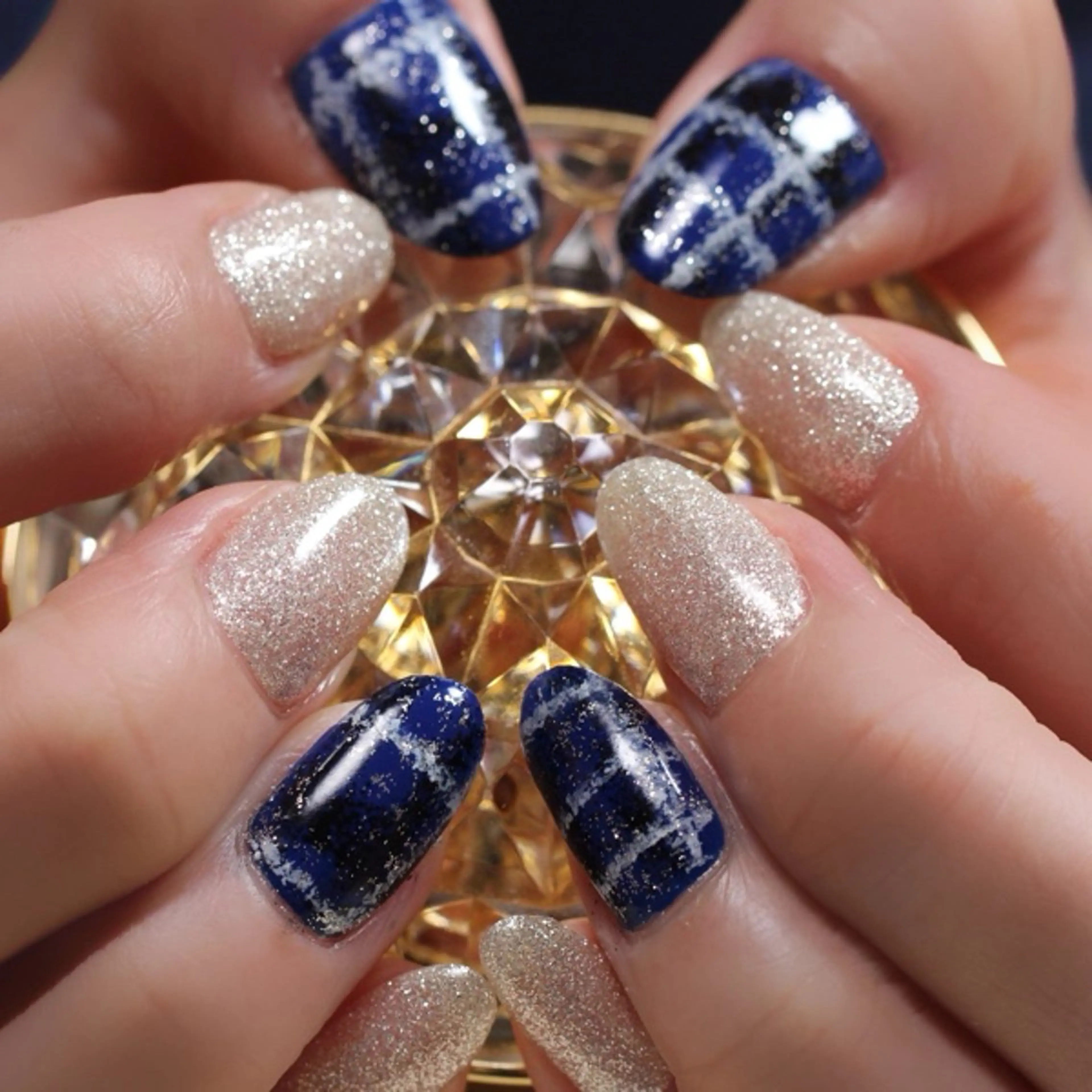 ネイル アートネイル ジェルネイル ラメ(グリッター) ハンドネイル しみ えんのネイルデザイン