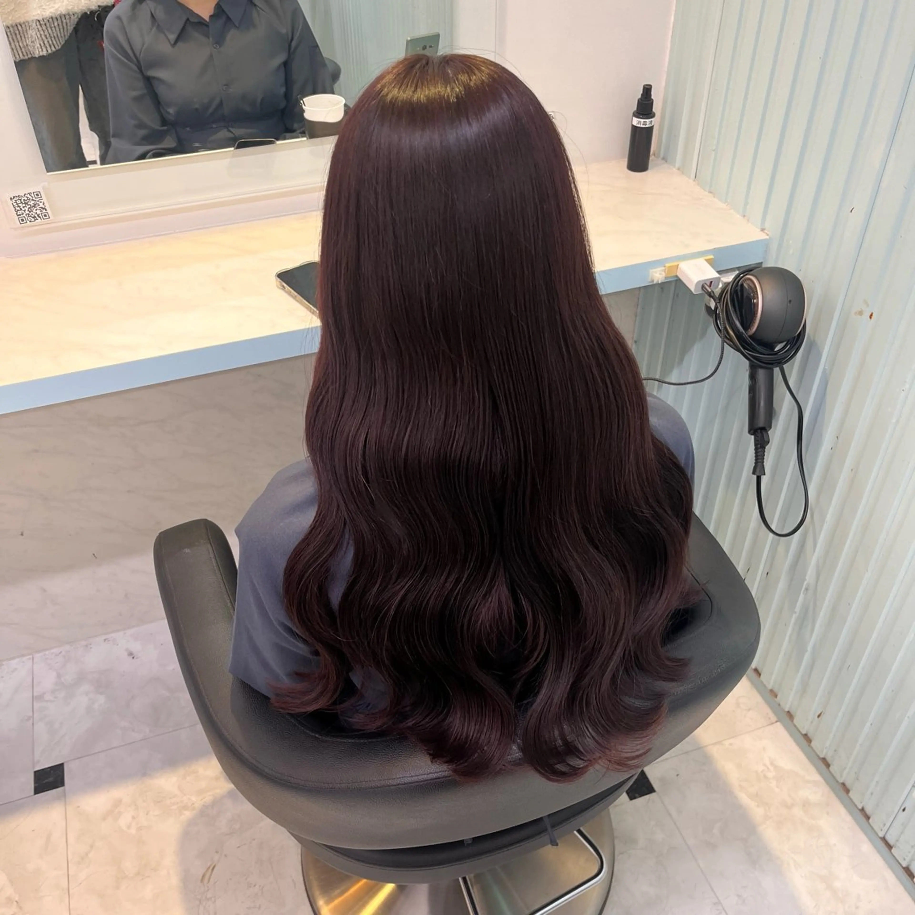 ロング ヘアカラー トリートメント ヘアセット NANA💓韓国ヘア /レイヤー/暖色💓のヘアスタイル