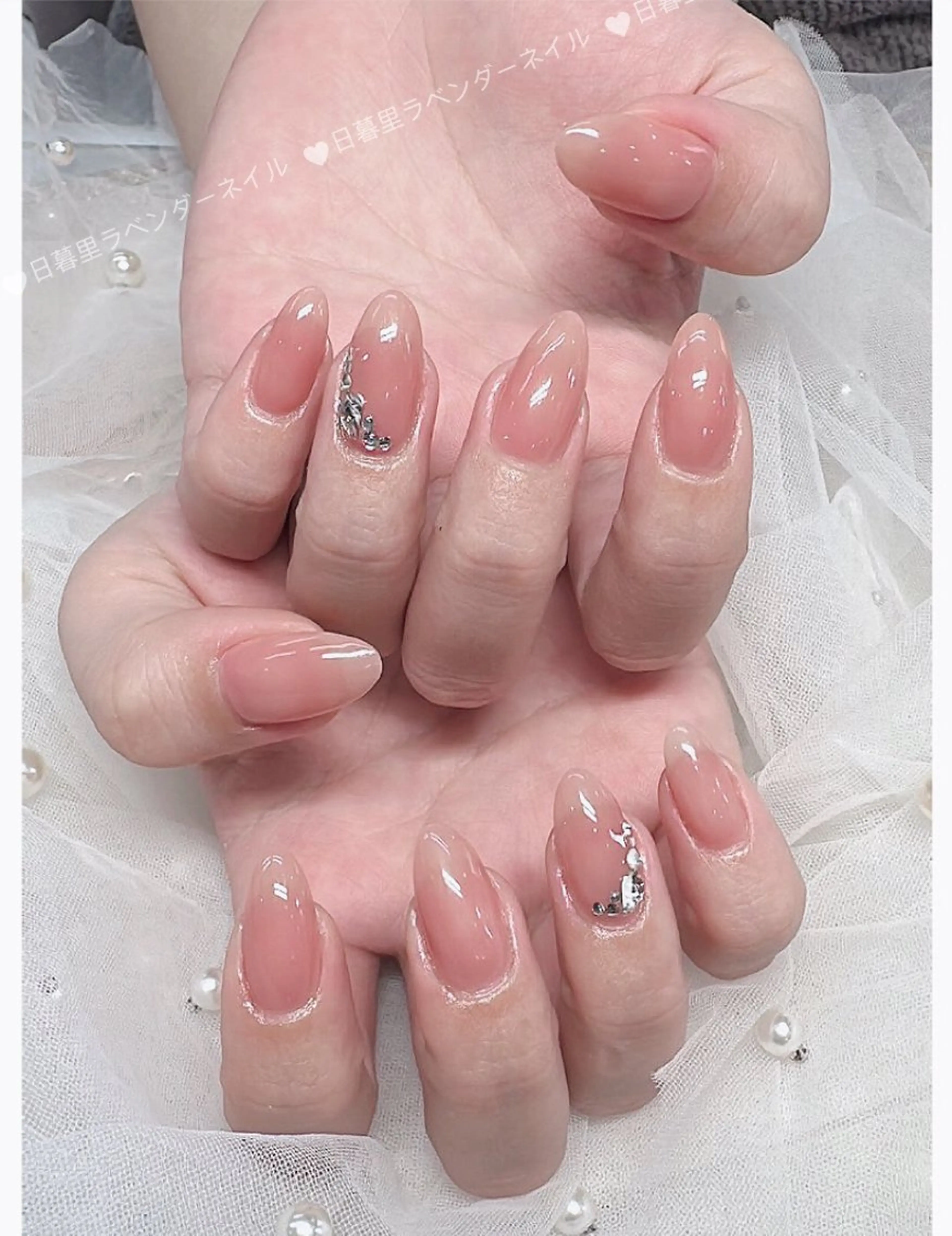 ネイル ラベンダー💖日暮里 ルル💖ネイルのネイルデザイン