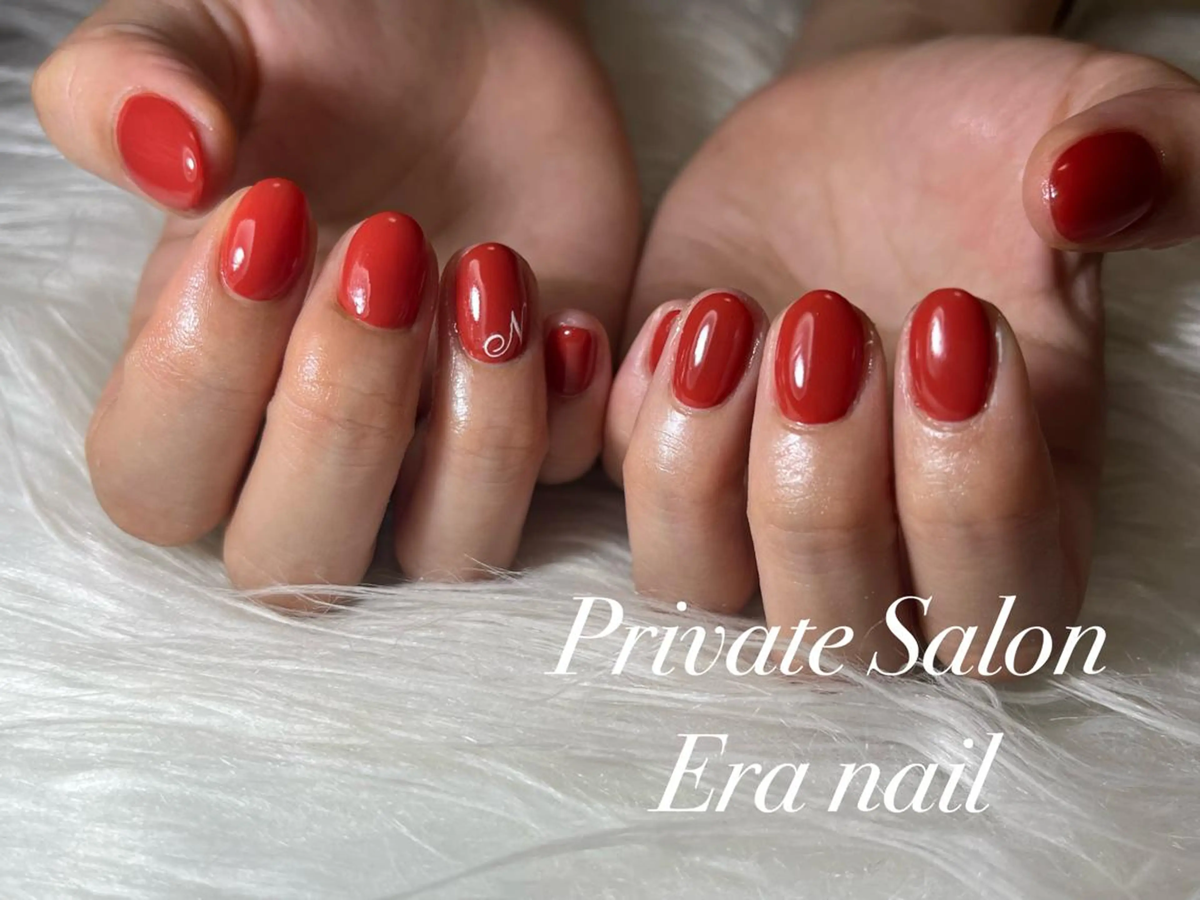 ネイル ワンカラーネイル ハンドネイル Era nailのネイルデザイン