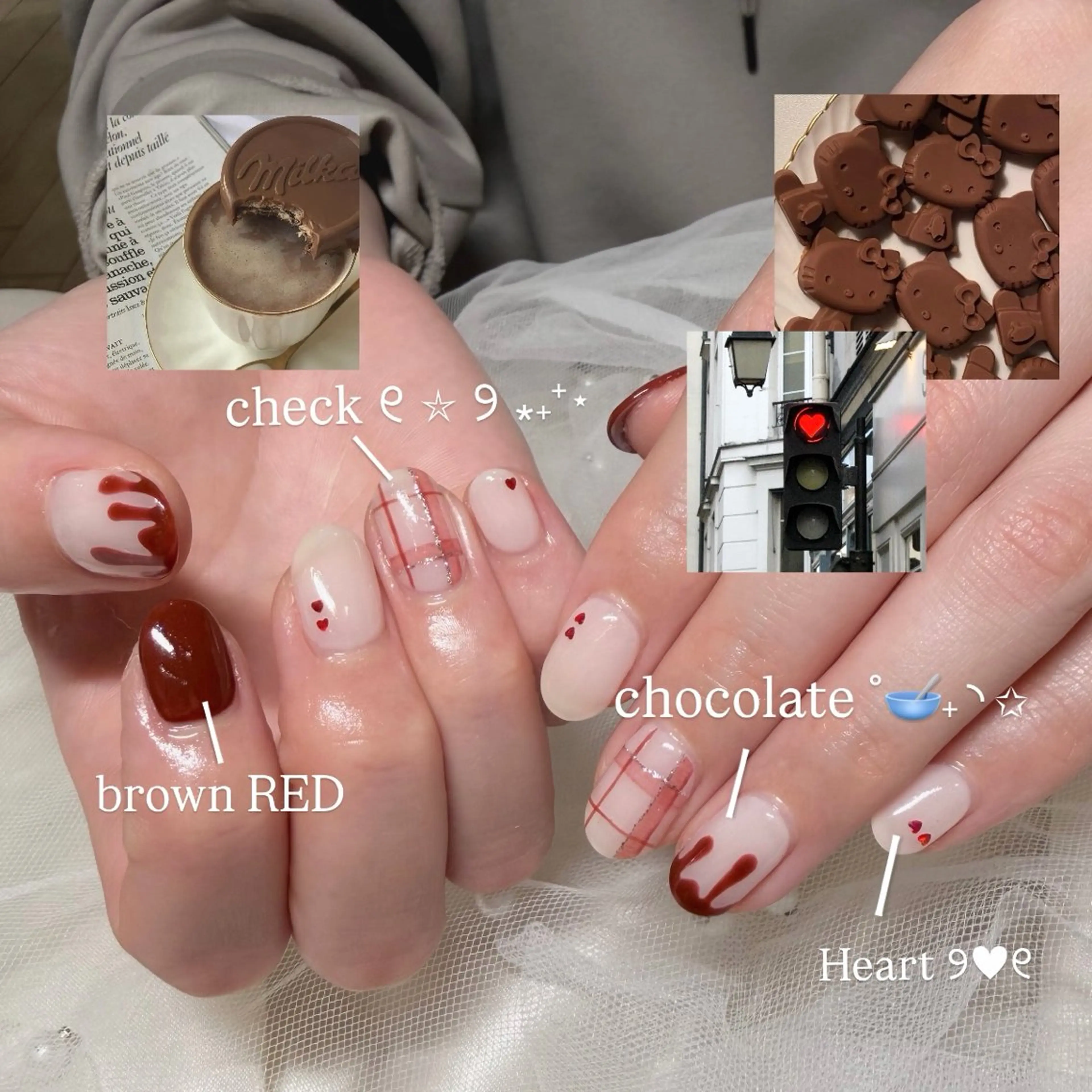 ネイル ハンドネイル 長瀬 瑠霞のネイルデザイン