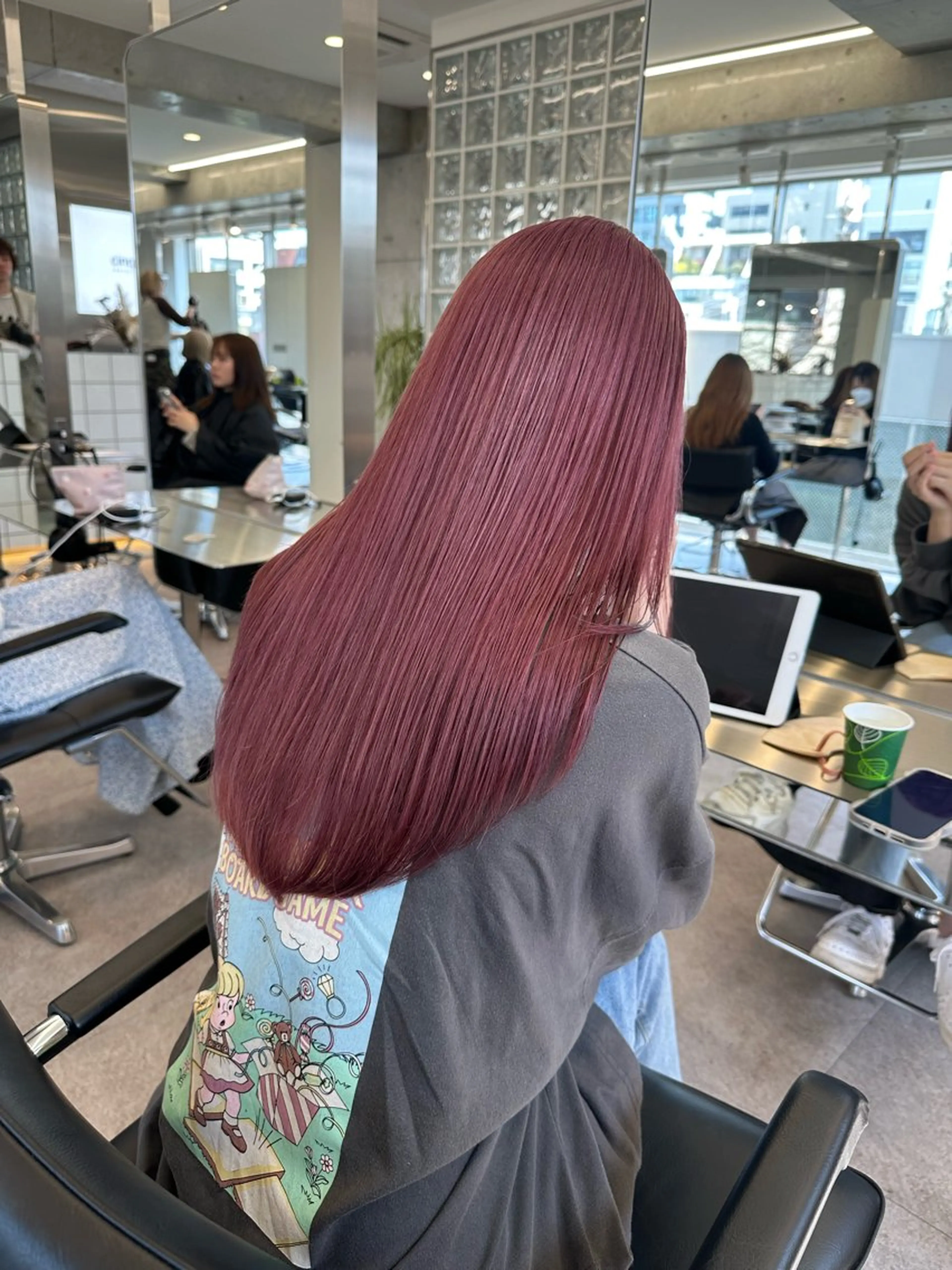 ロング トリートメント ハイトーンカラー/ sorane♥️のヘアスタイル