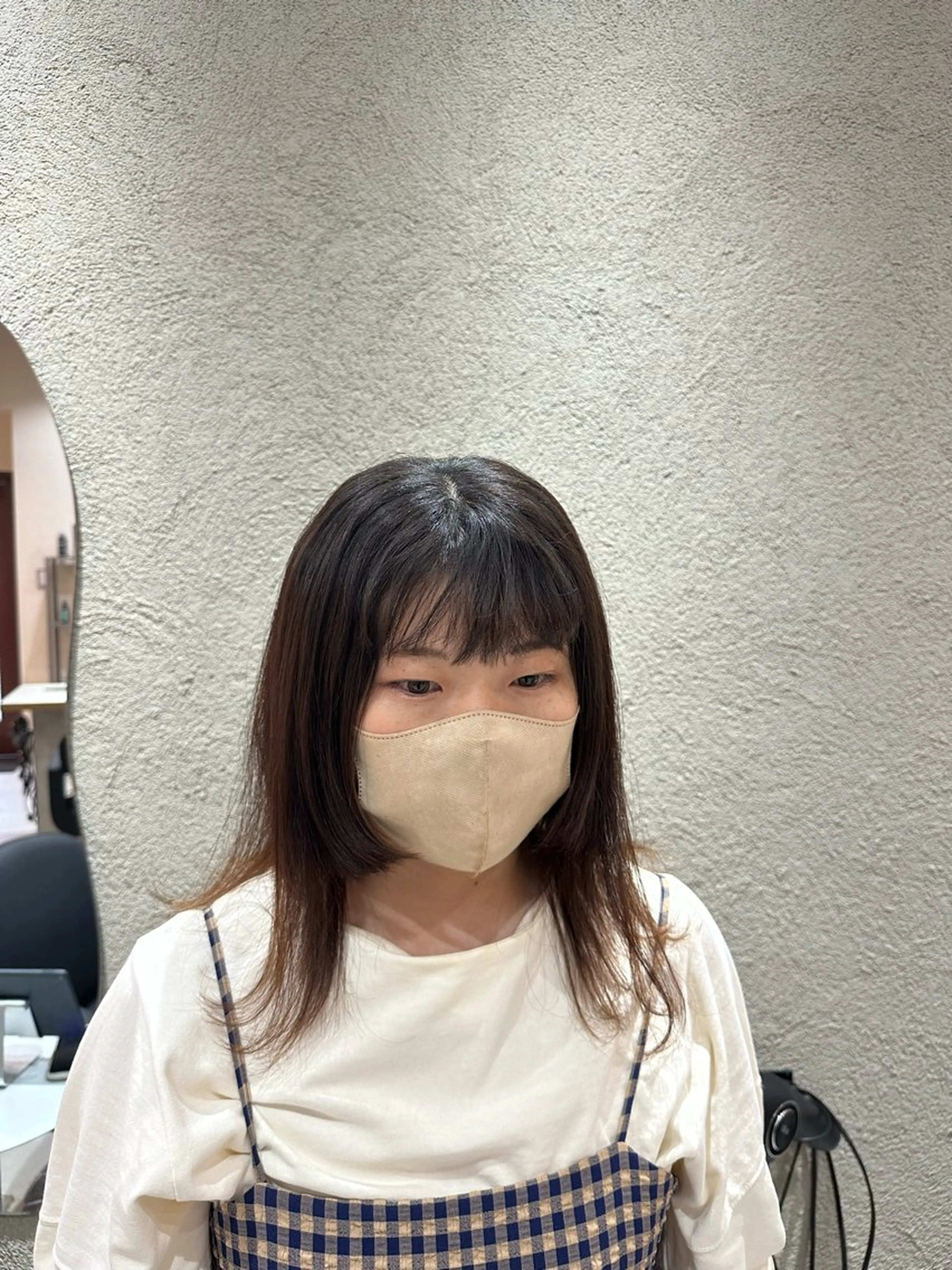 ミディアム Shiro RENのヘアスタイル