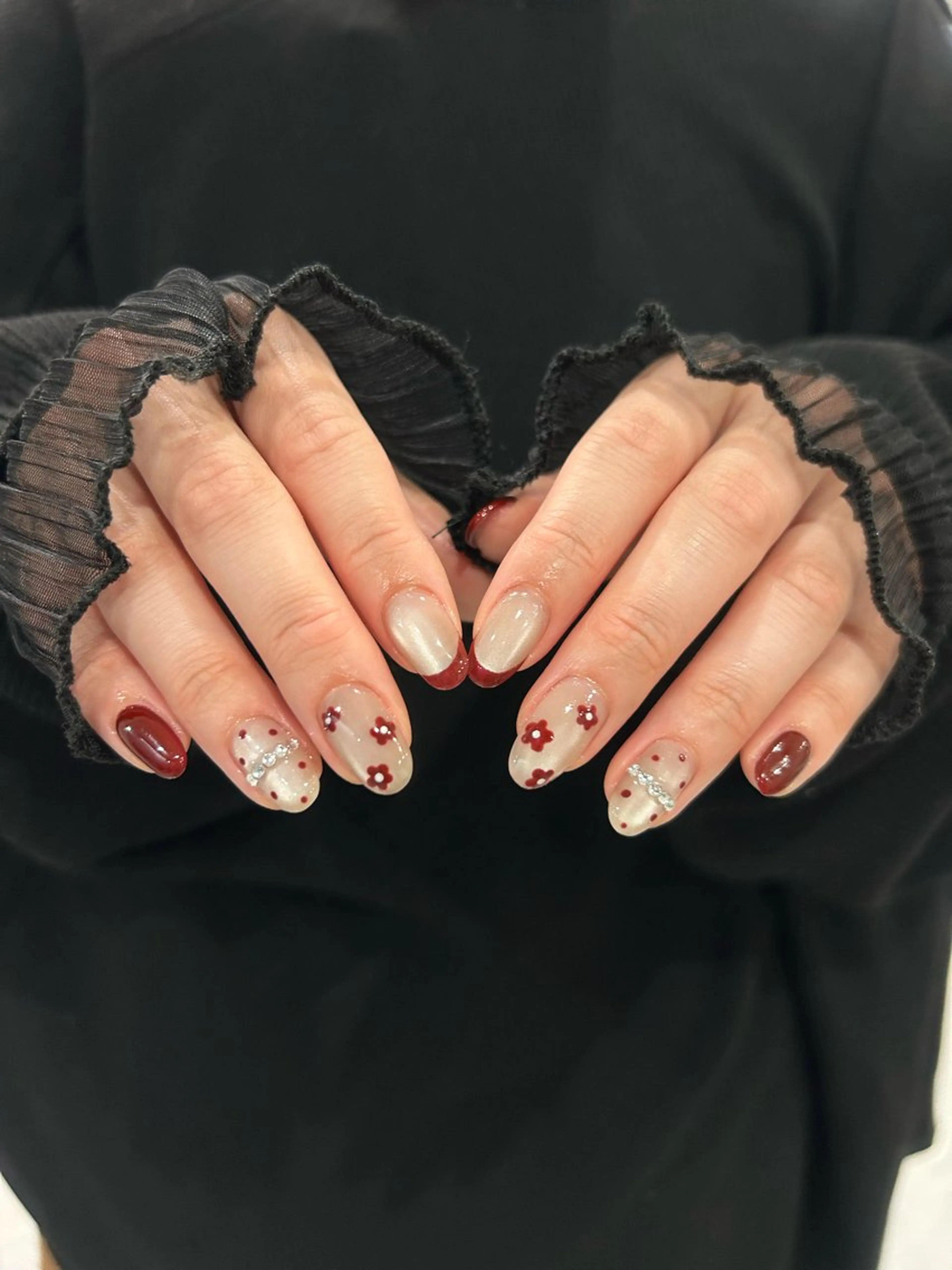 ネイル フラワーネイル RYO ／Amourのネイルデザイン