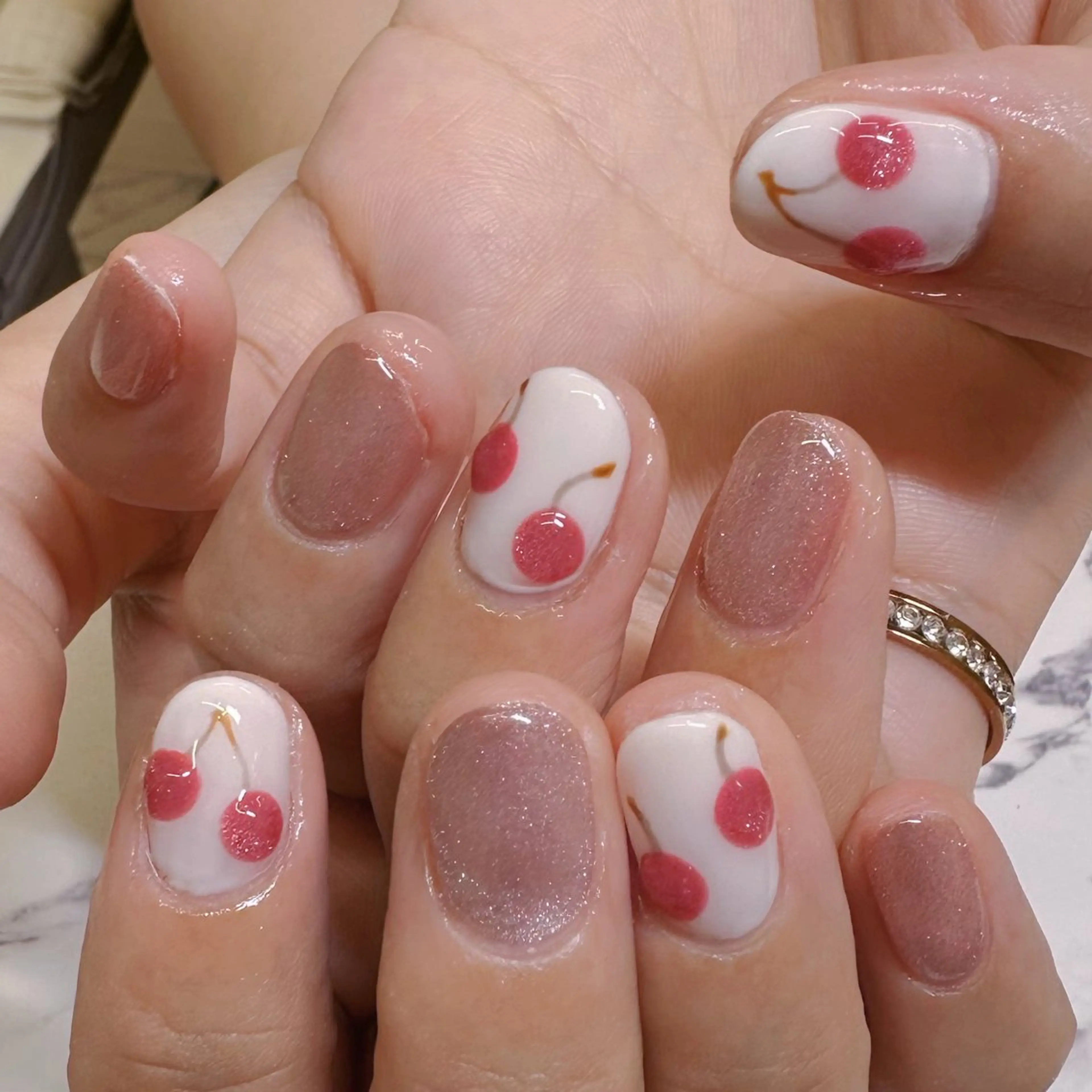 ネイル ハンドネイル I_p4ce所属・I_p4ce 🍊あい🍊のネイルデザイン