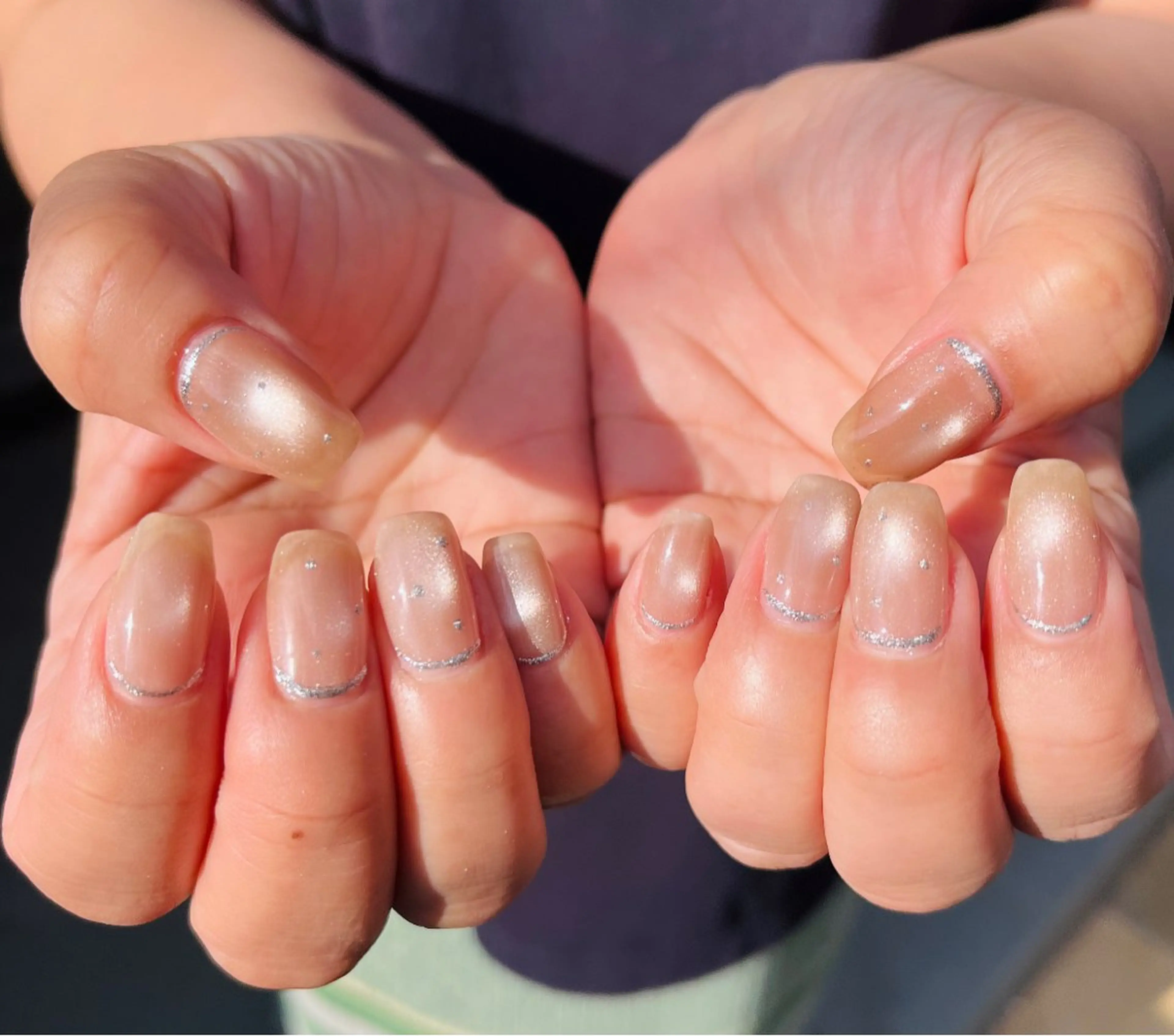 ネイル シンプルネイル ハンドネイル HazeGrass NAILのネイルデザイン