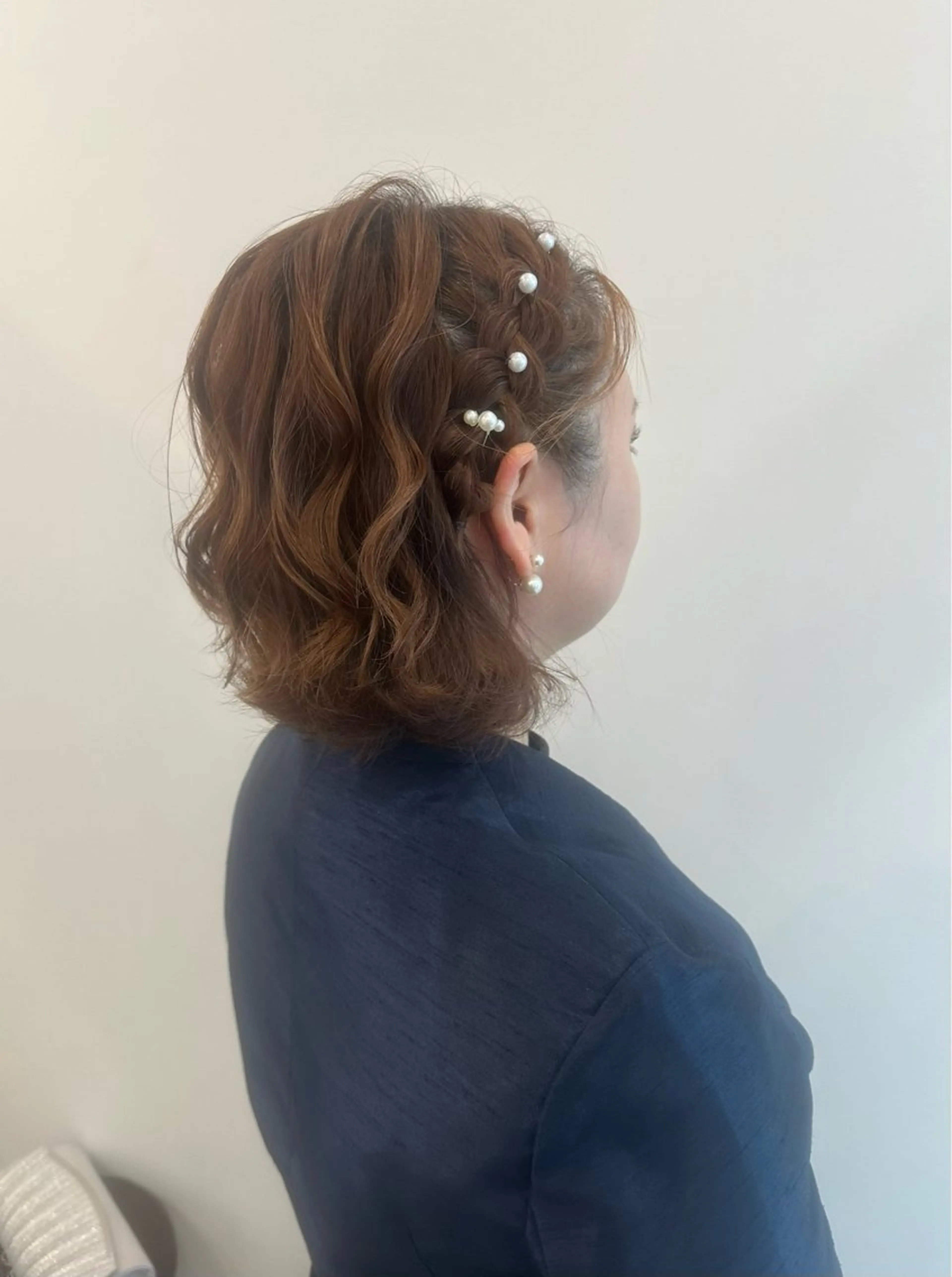 ショート ヘアアレンジ ヘアセット レイヤー/ナチュラル 💐nao.のヘアスタイル