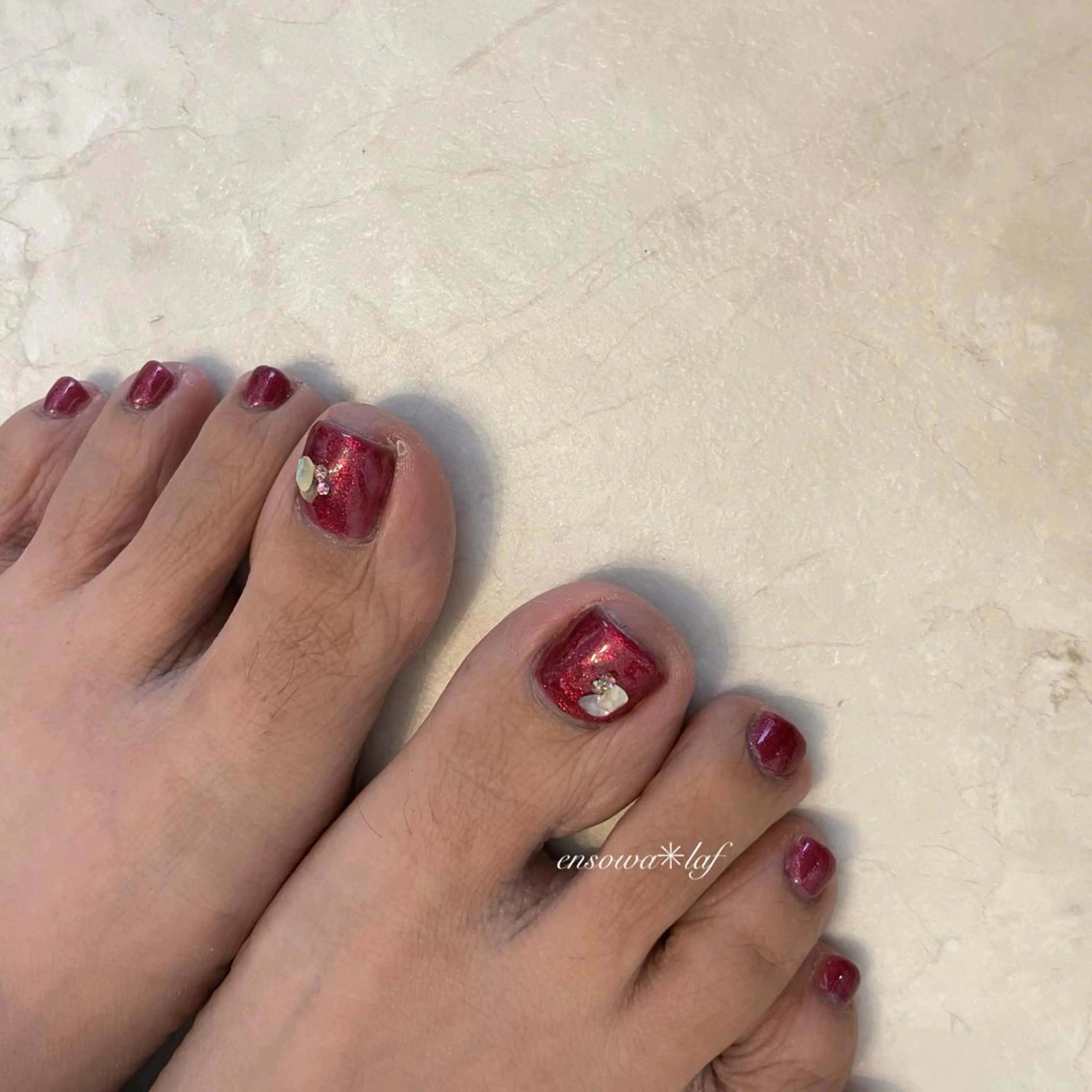 ネイル アートネイル オーロラネイル クリアネイル フレンチネイル ジェルネイル ensowa✱laf NAILのネイルデザイン