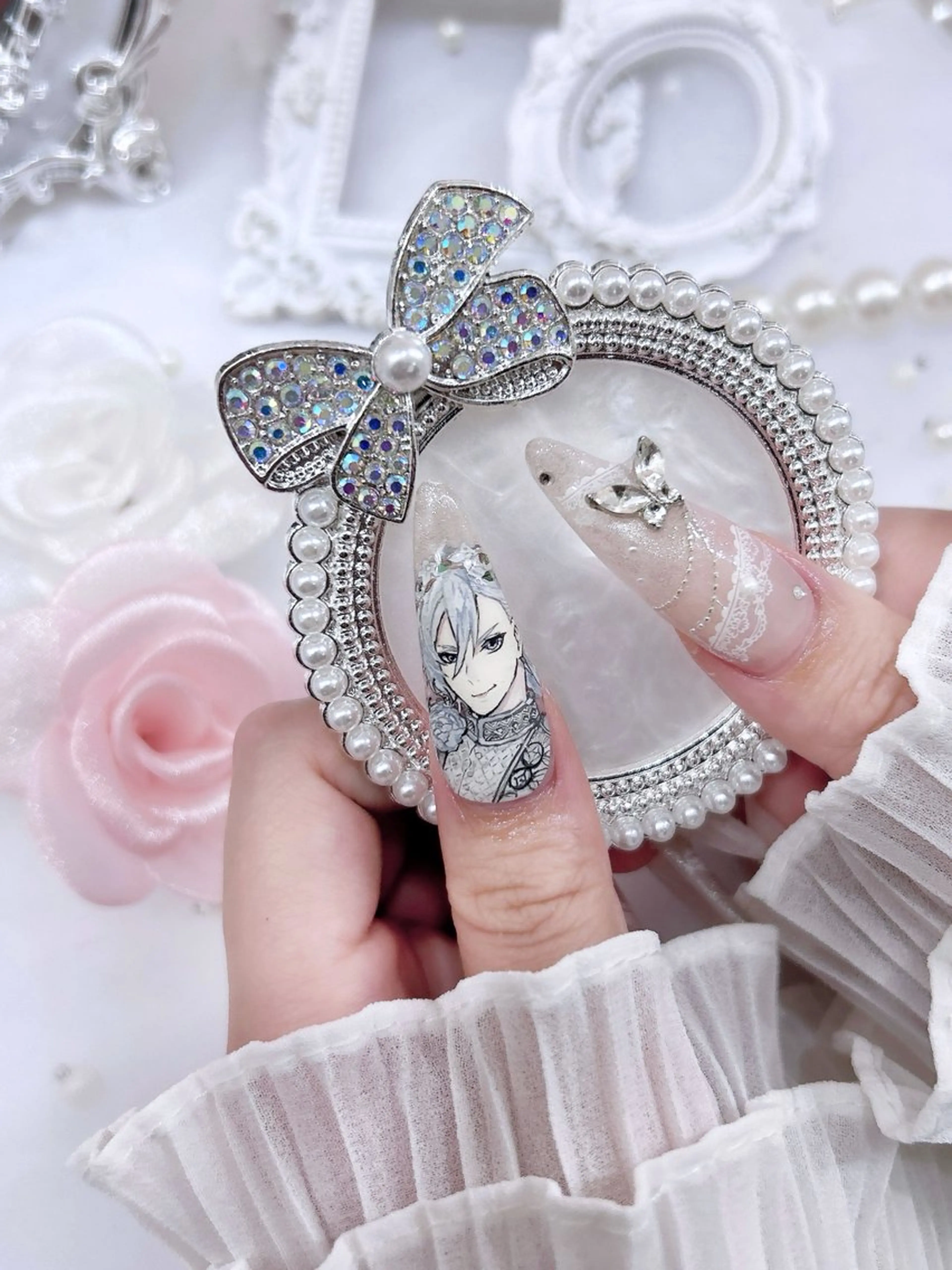 ネイル ハンドネイル ️🫧みつき/ 渋谷/痛ネイル️🫧のネイルデザイン