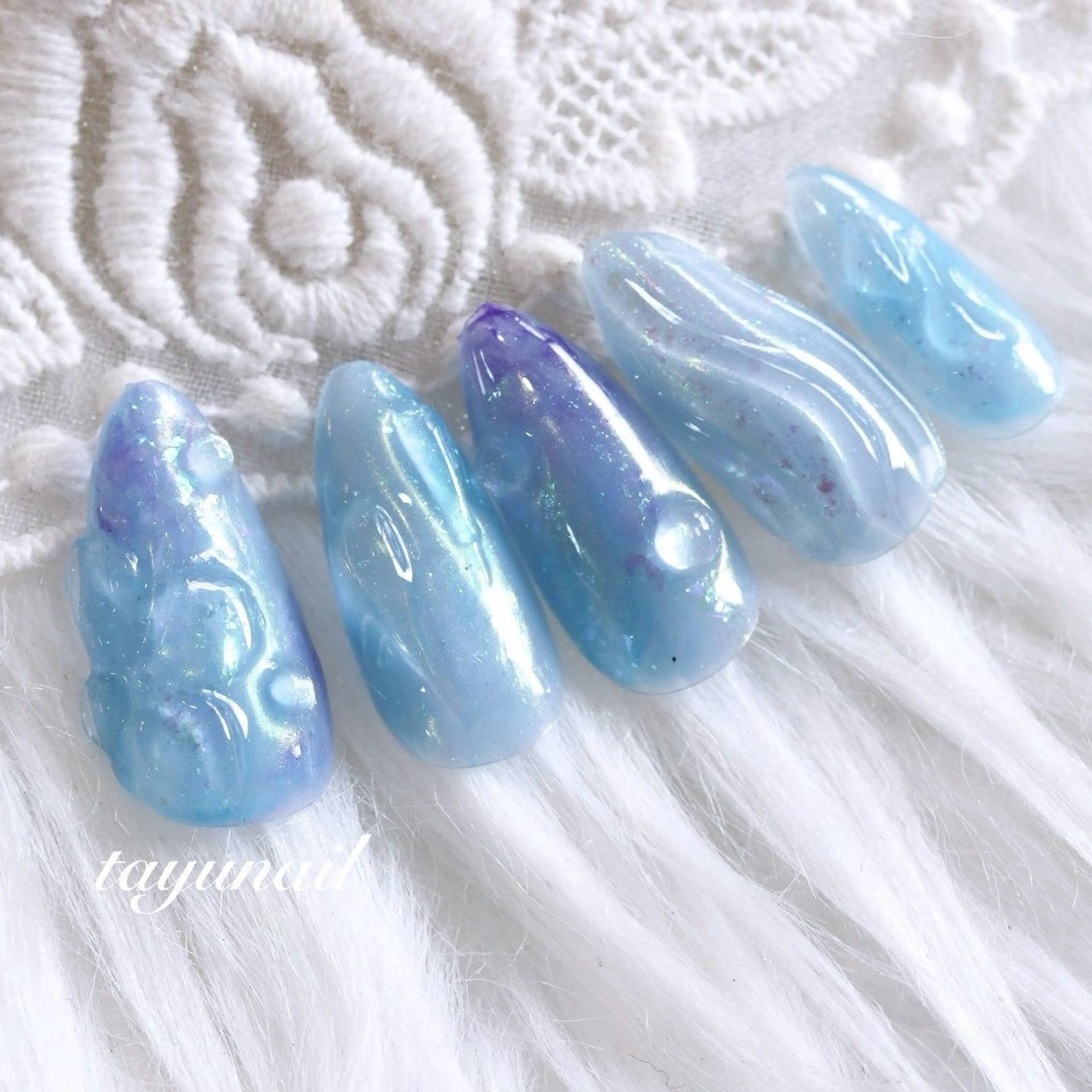 ネイル アートネイル フットネイル ジェルネイル パラジェル ネイルサロン 【たゆnail】のネイルデザイン