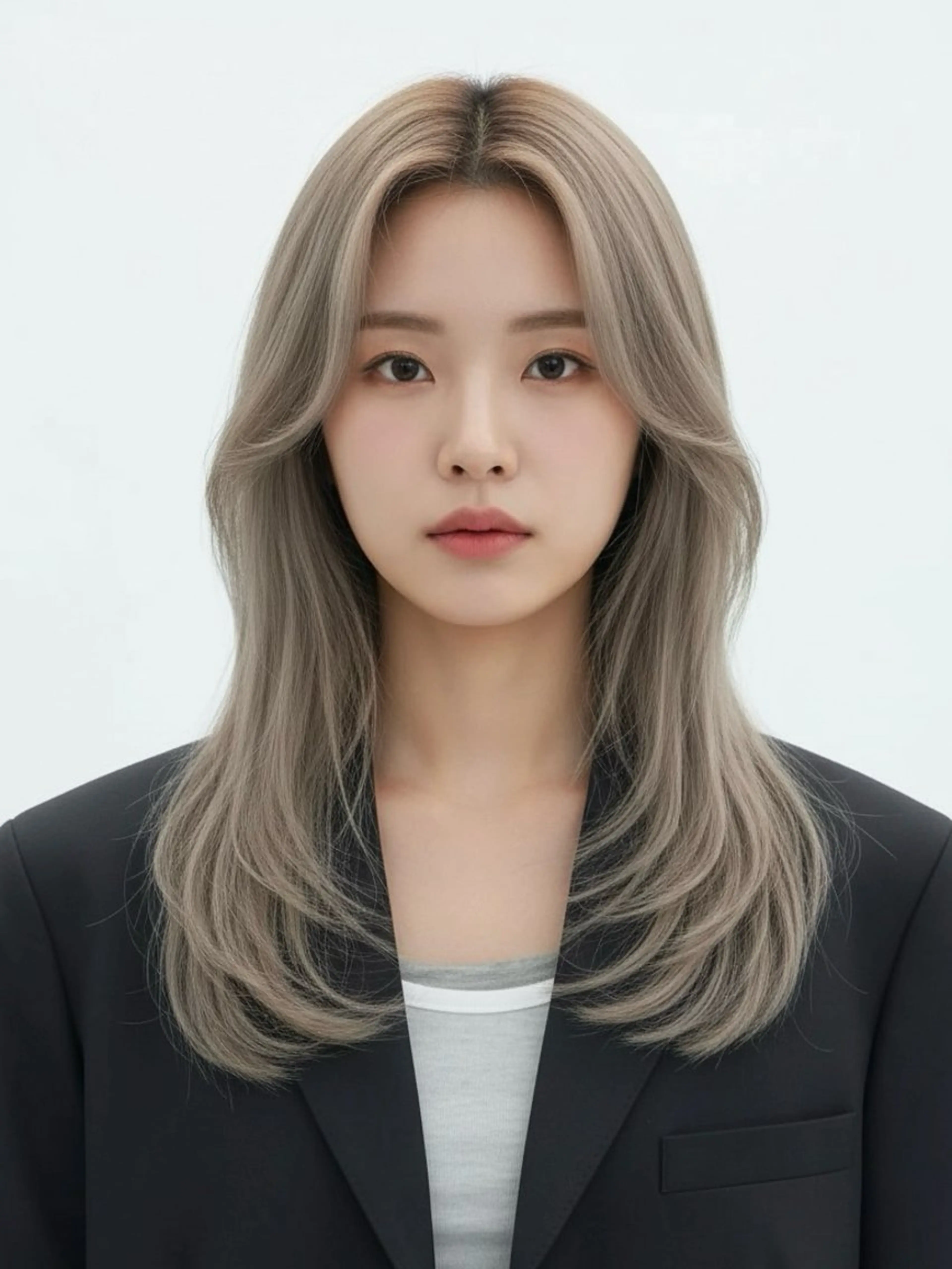 ロング ロングレイヤー くびれヘア 顔まわりレイヤー 韓国風ヘア レイヤーカット カット ヘアカラー 韓国レイヤーカット 🫧大阪梅田レイヤーのヘアスタイル