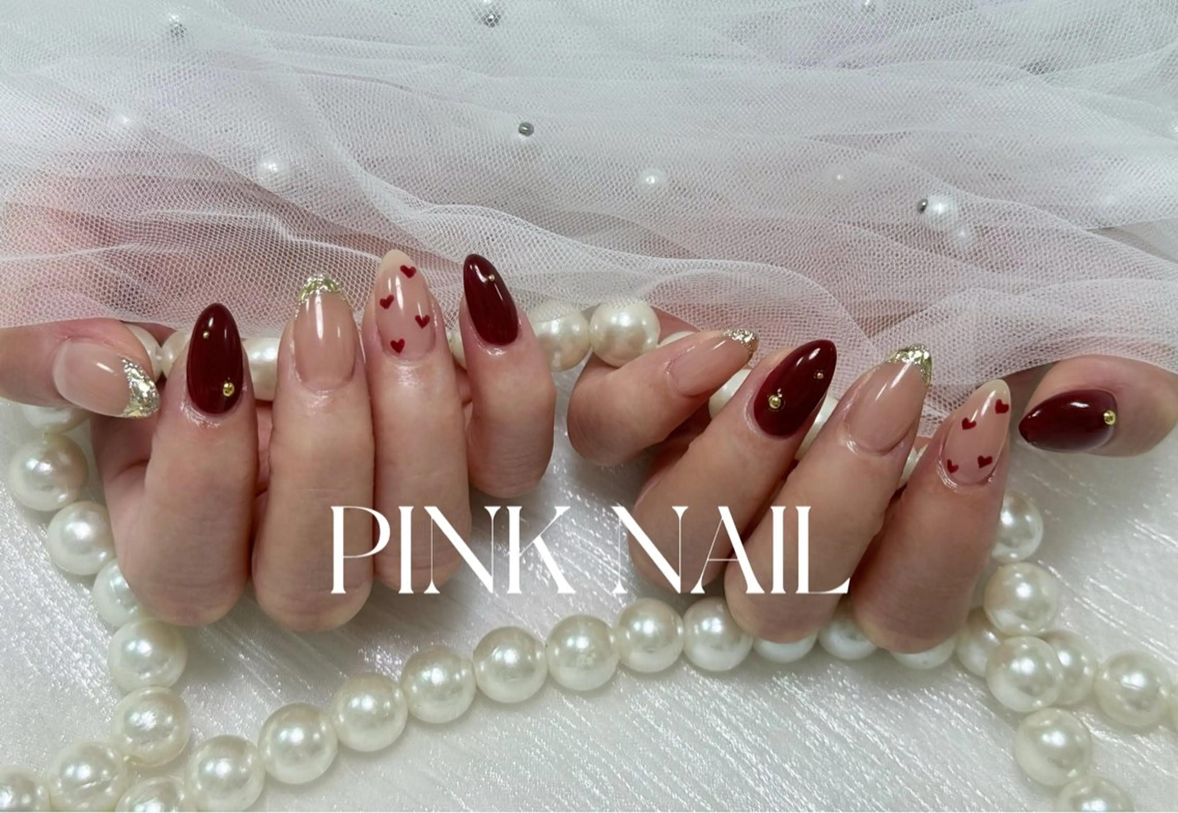 ネイル ハンドネイル pink nailのその他イメージ