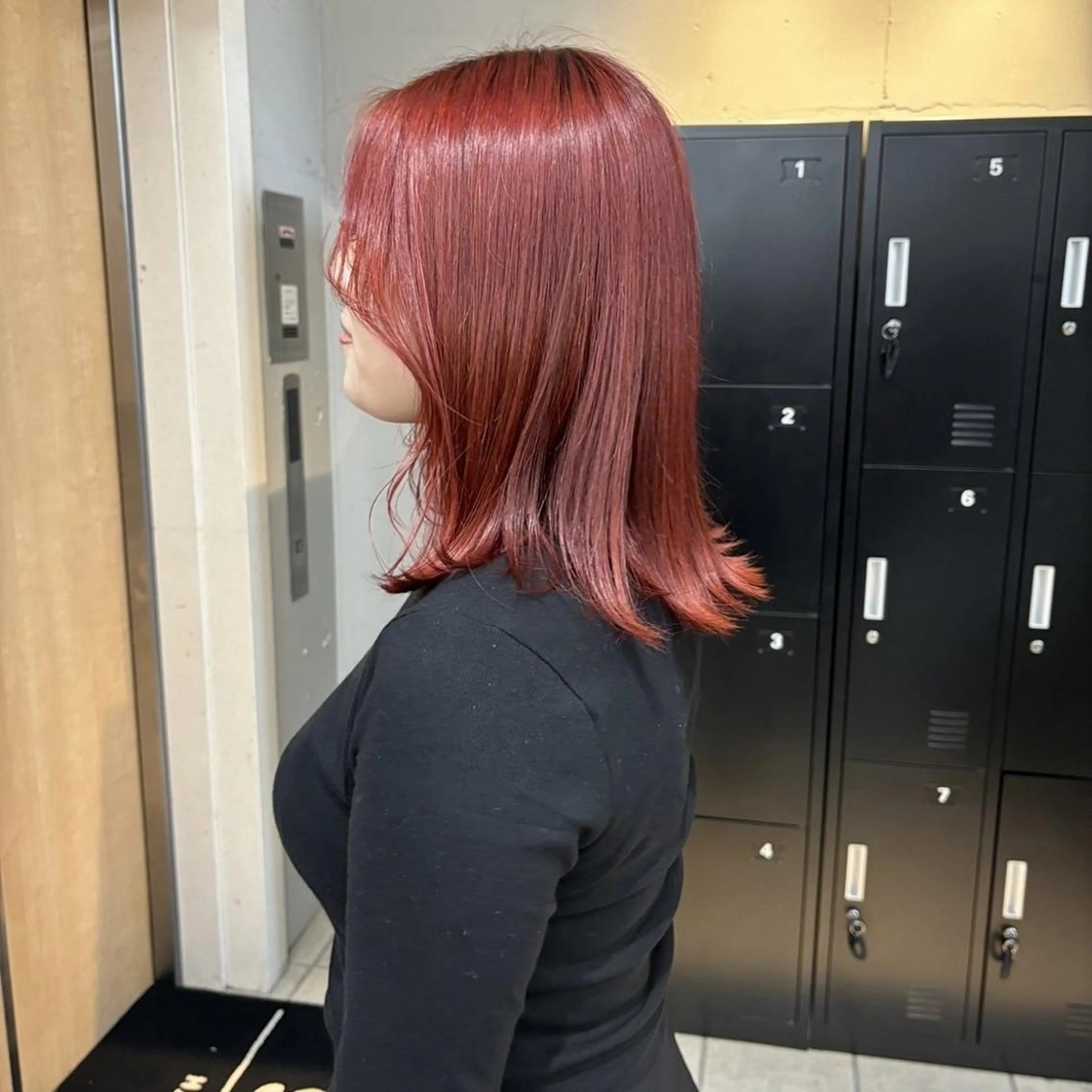 カラー ミディアム ブリーチ ケアブリーチ レッドカラー ヘアカラー トリートメント ハイトーン😺艶 ✨ブリーチ✨透明感のヘアスタイル