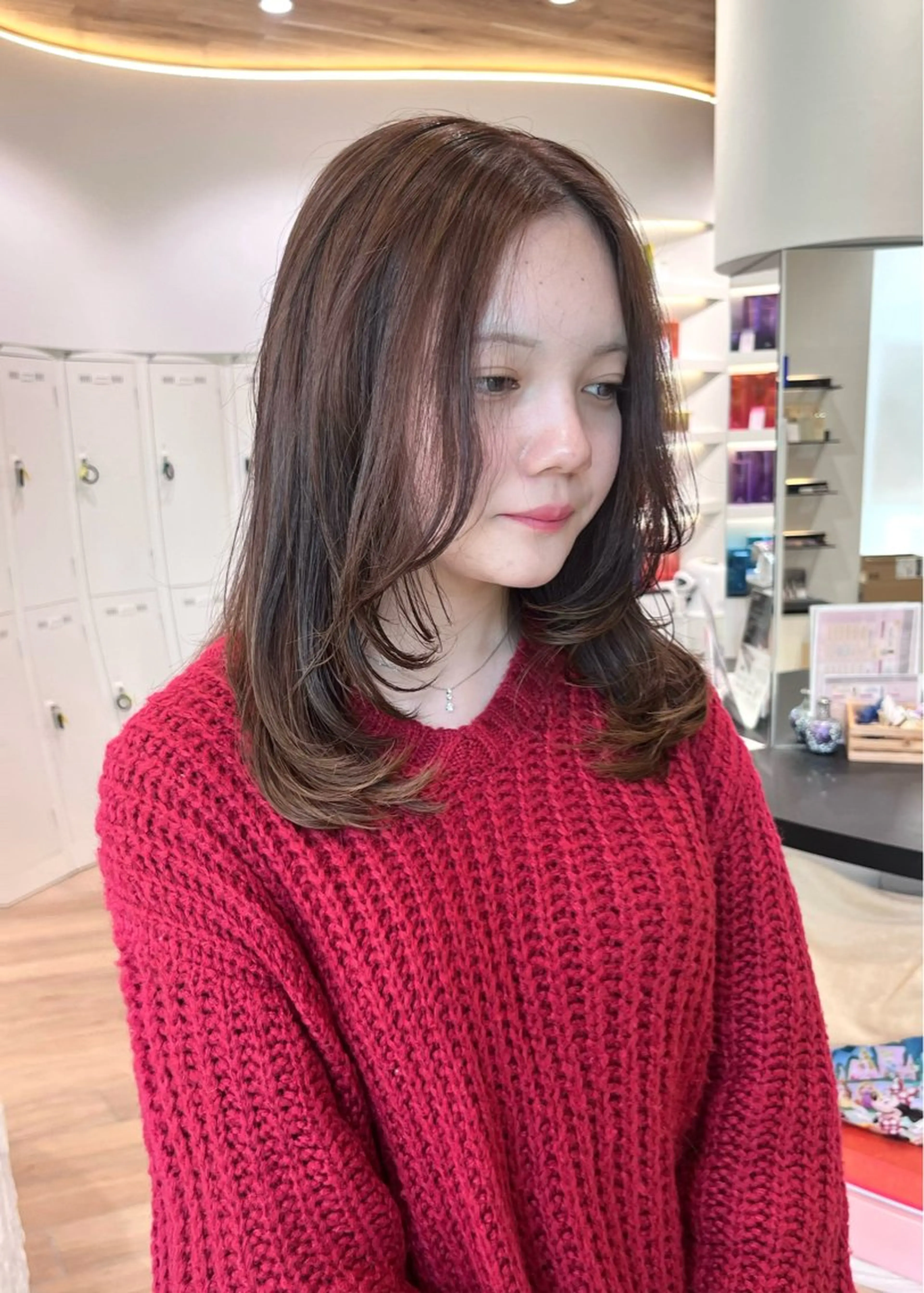 ミディアム 🪐💫レイヤー/ 似合わせ/あやねのヘアスタイル