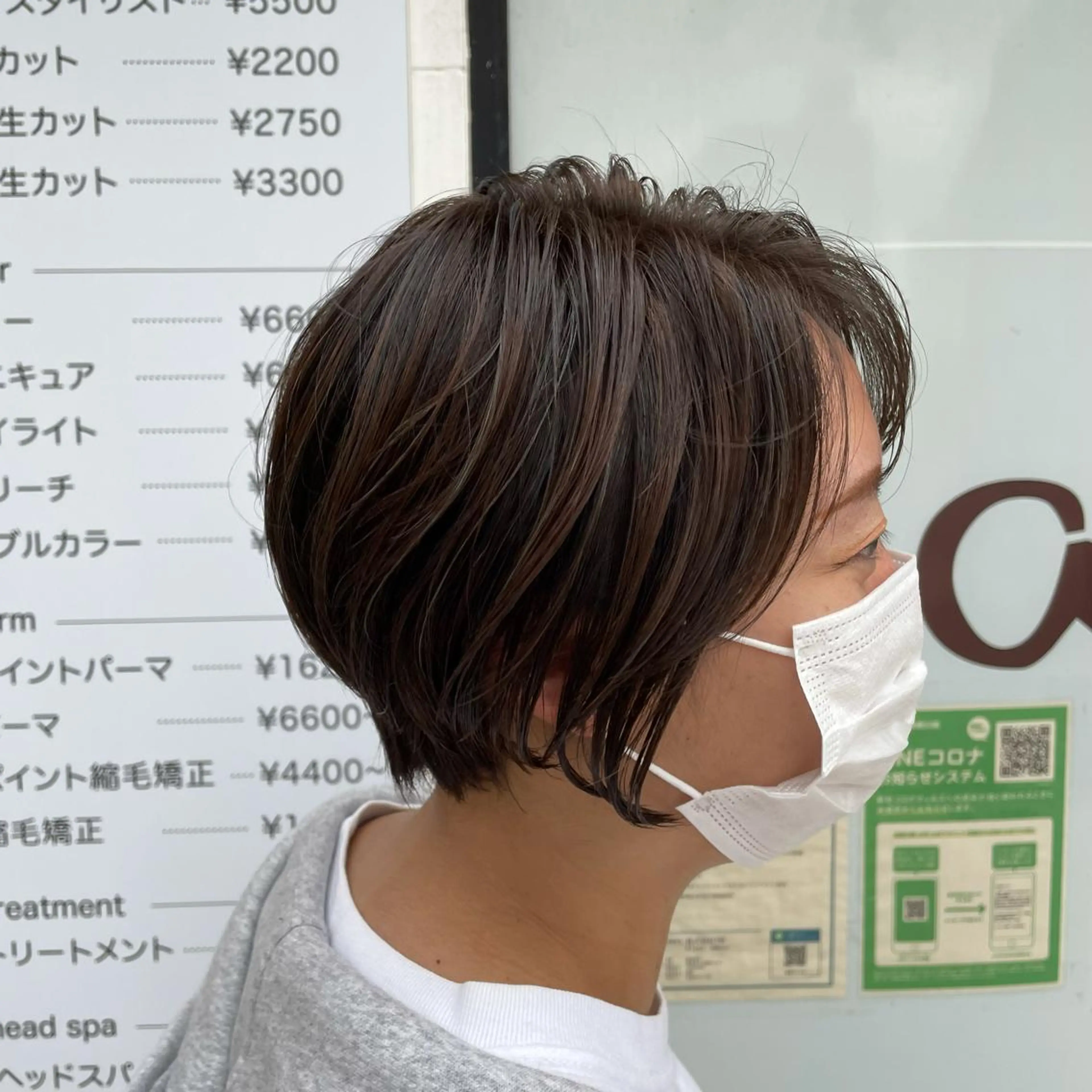 ショート ハイライト ショートヘア なりたいを叶えます！ 出口 紗依のヘアスタイル
