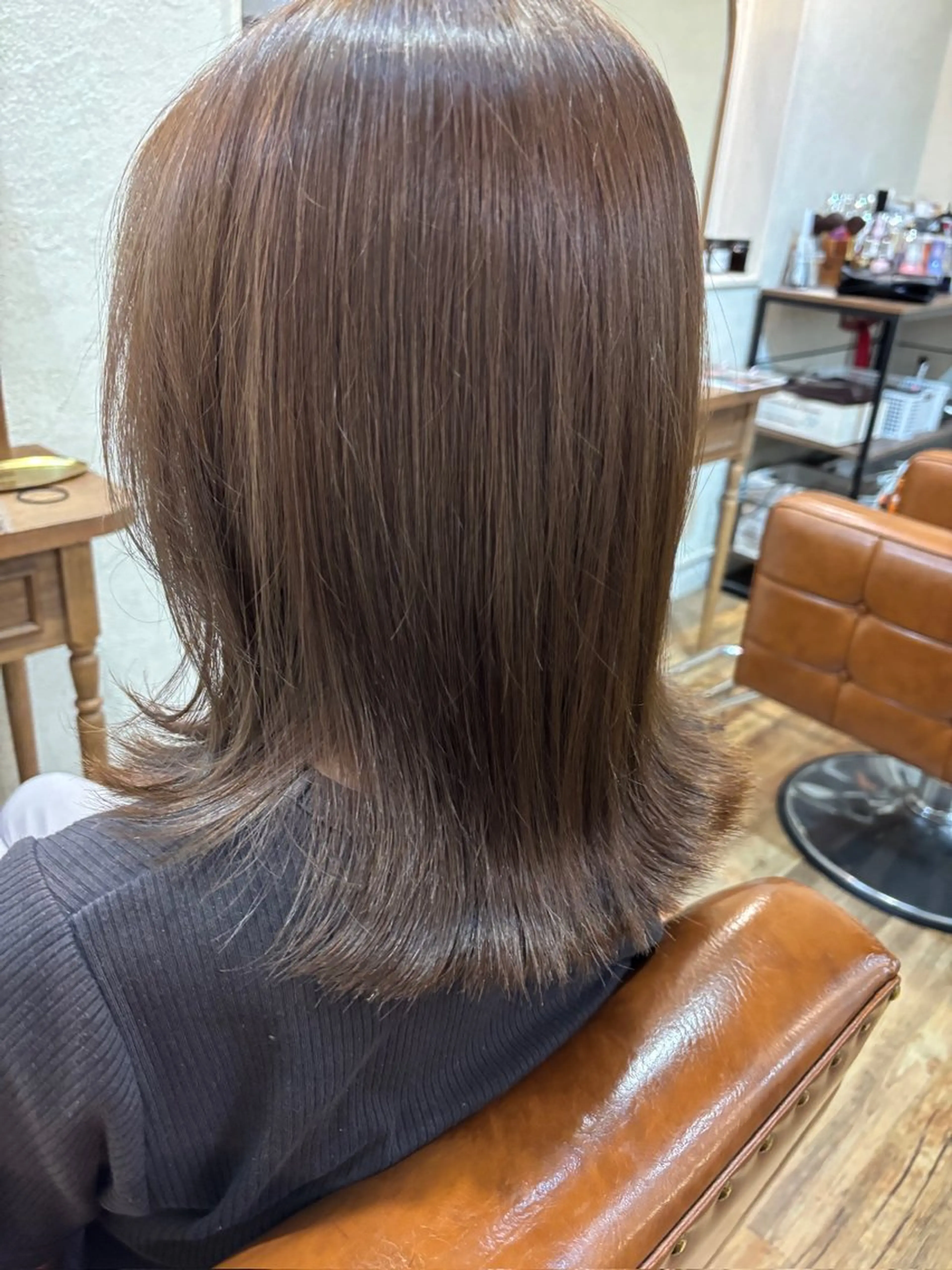 ミディアム カラー Rico ┆ カットモデル募集のヘアスタイル