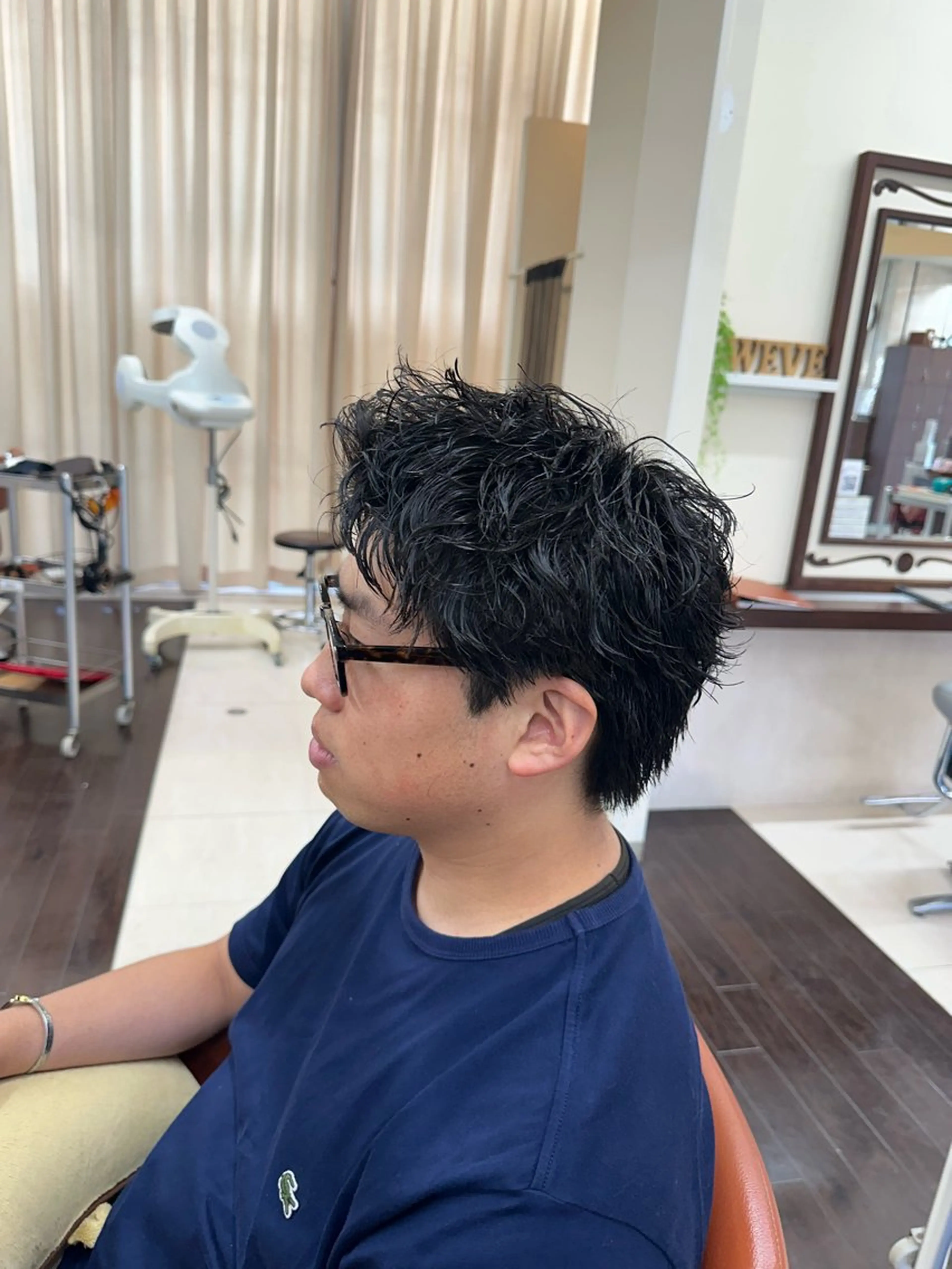 ショート カラー パーマ メンズ メンズパーマ カット パーマ 毎月230人担当/ メンズヘア/清和武虎のヘアスタイル