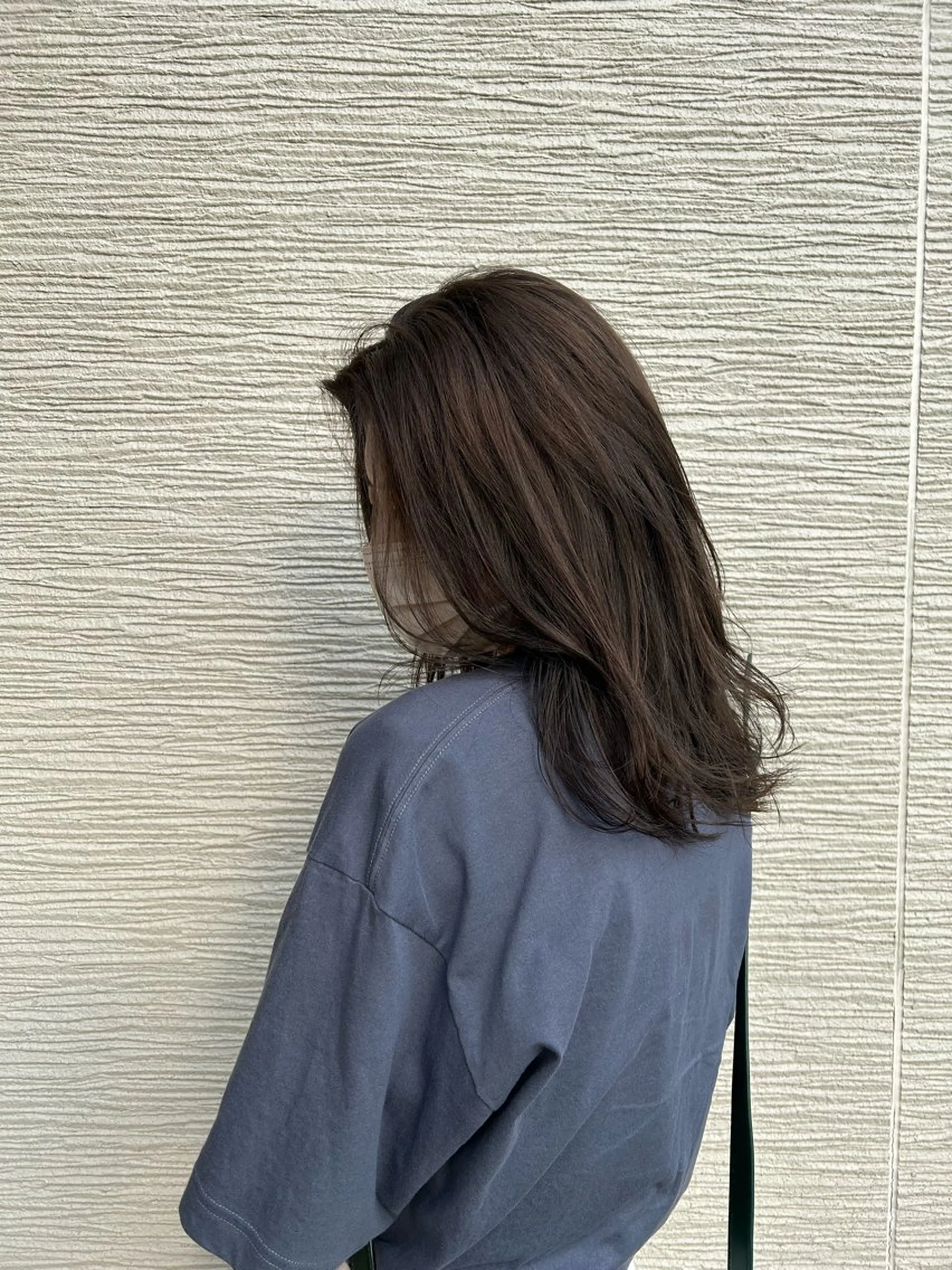 セミロング 村上 玲奈のヘアスタイル