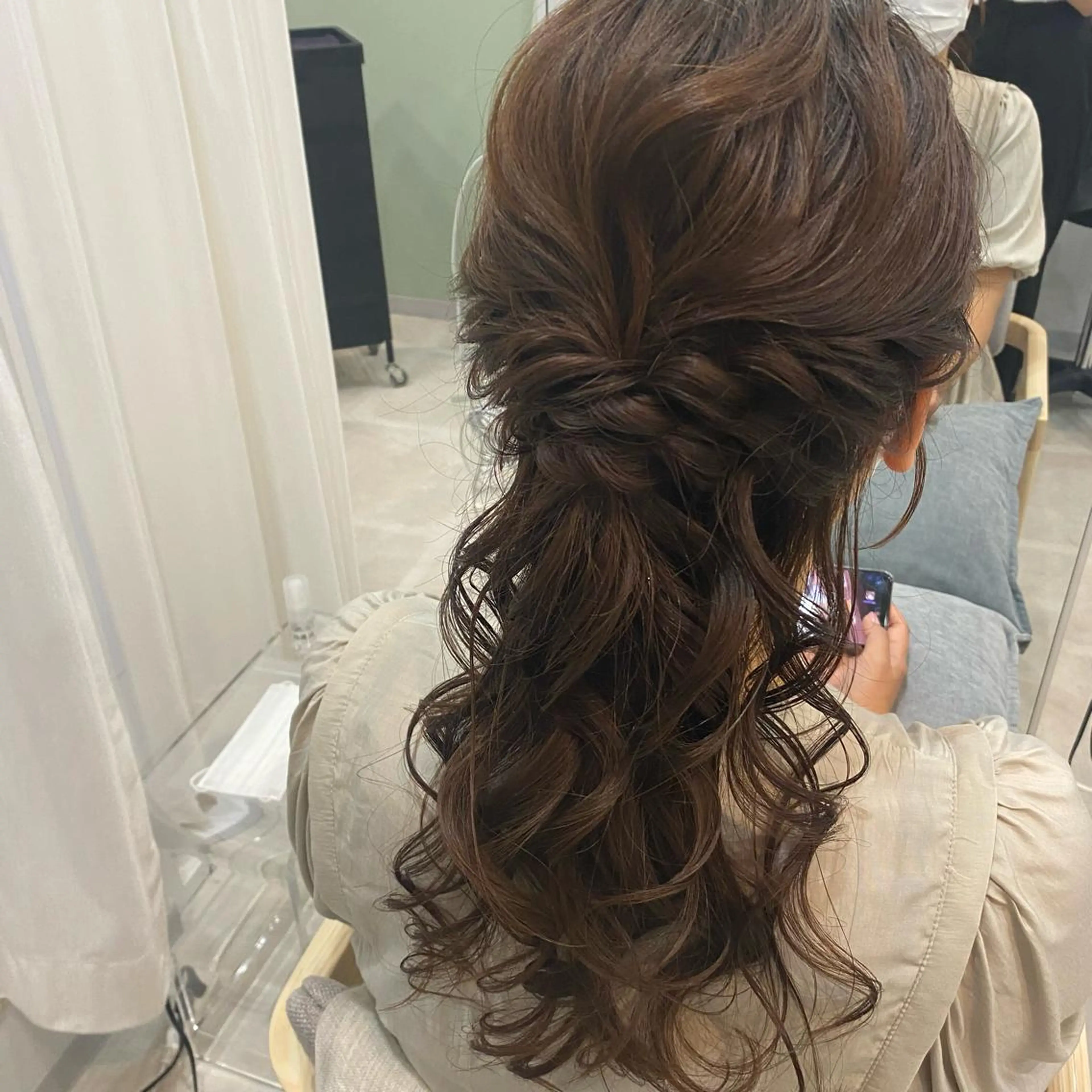 ヘアアレンジ いわい せよりのマツエク・マツパデザイン