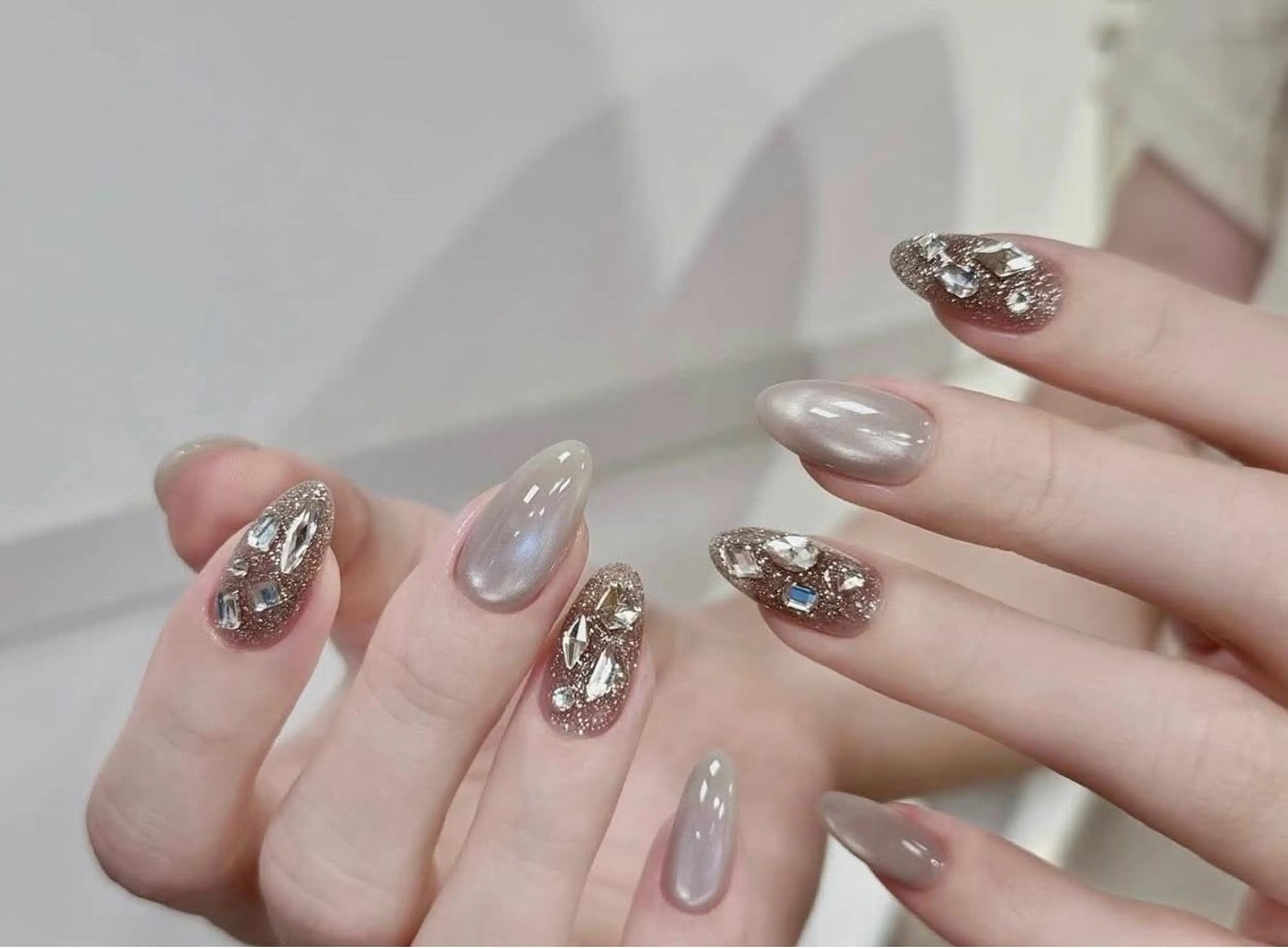ネイル チークネイル フットネイル フレンチネイル グラデーション 韓国ネイル Ribbonnail salonのネイルデザイン