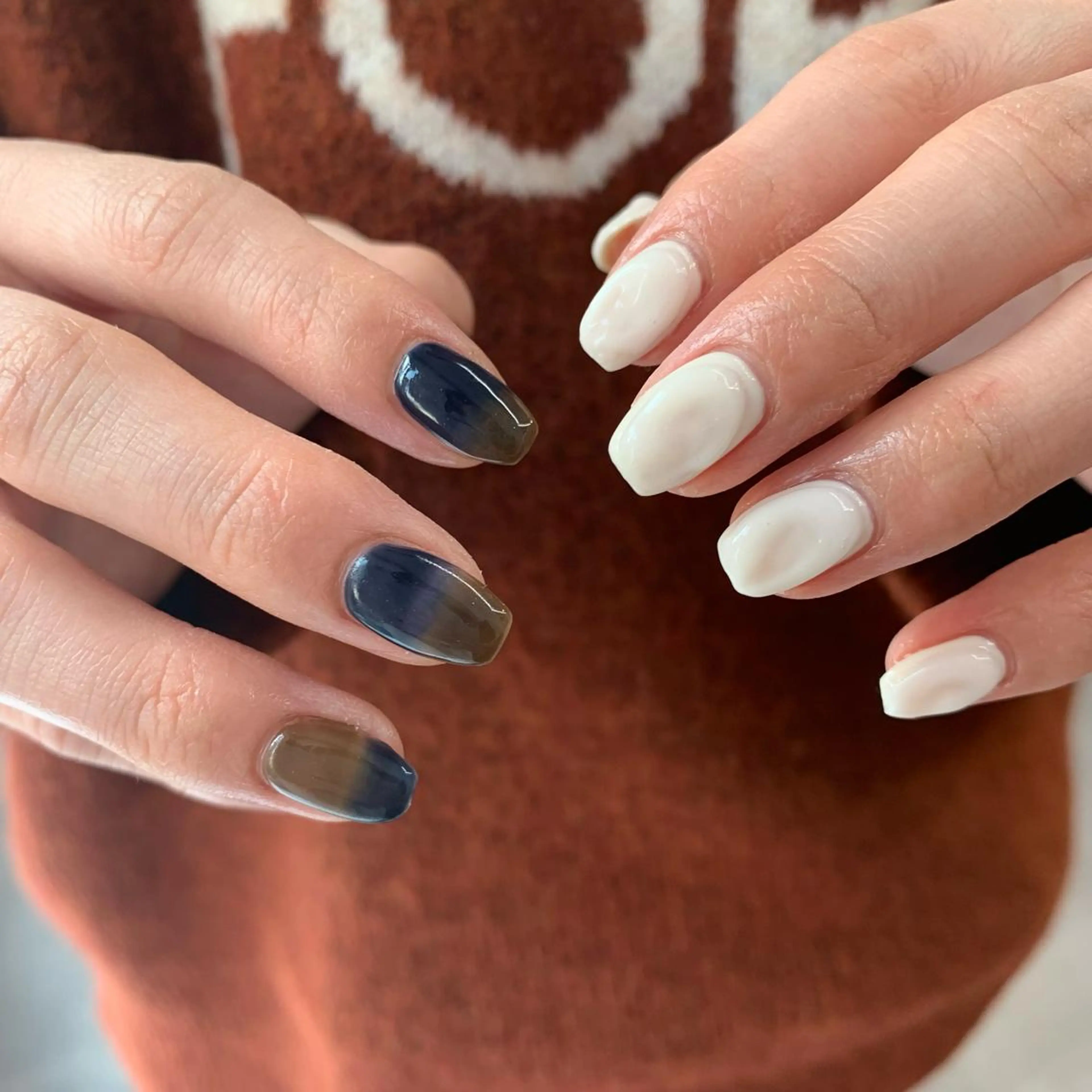 ネイル 冬ネイル マキノ ユイのネイルデザイン