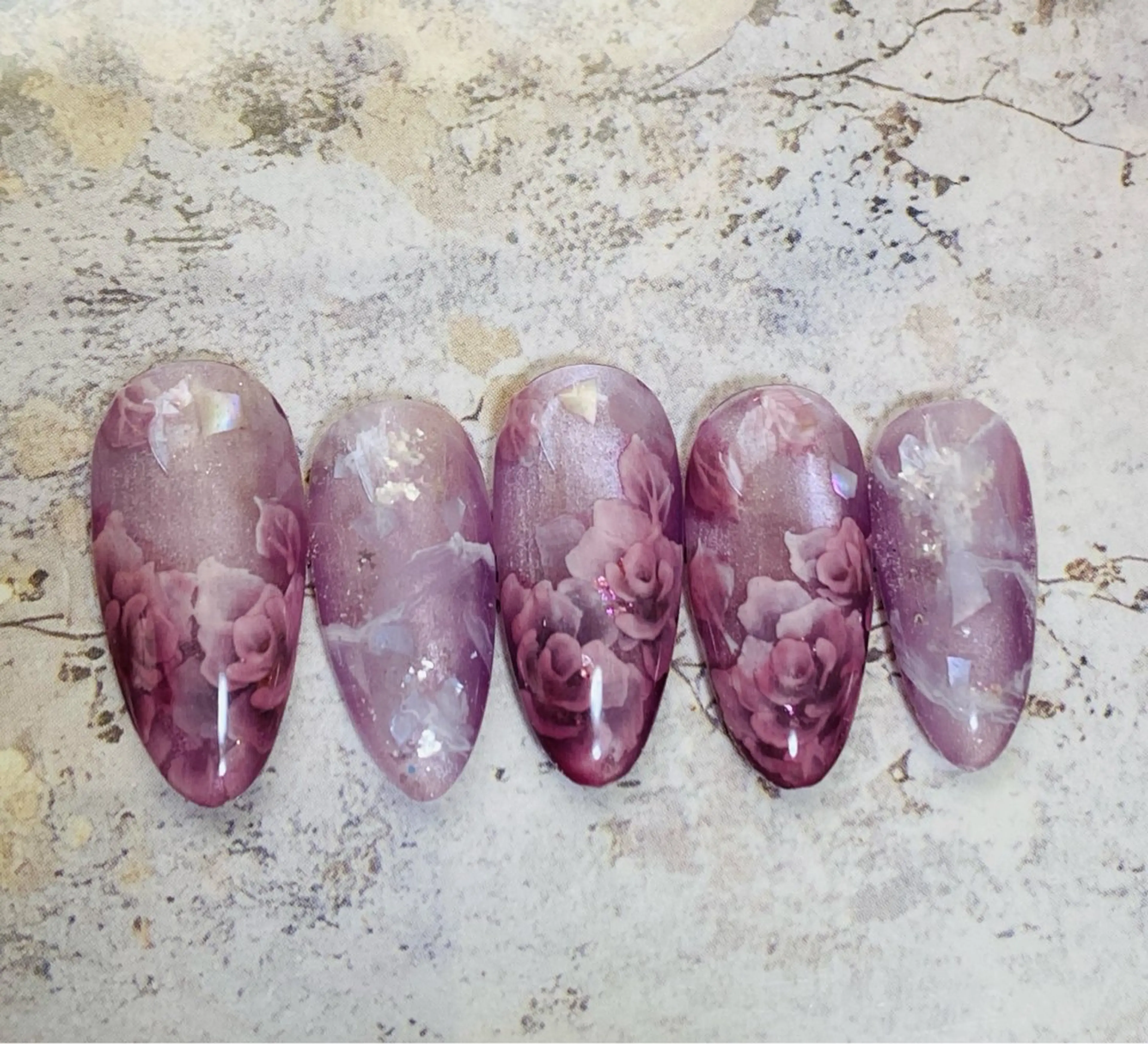 ローズネイル 【オフ込み】☆66の写真