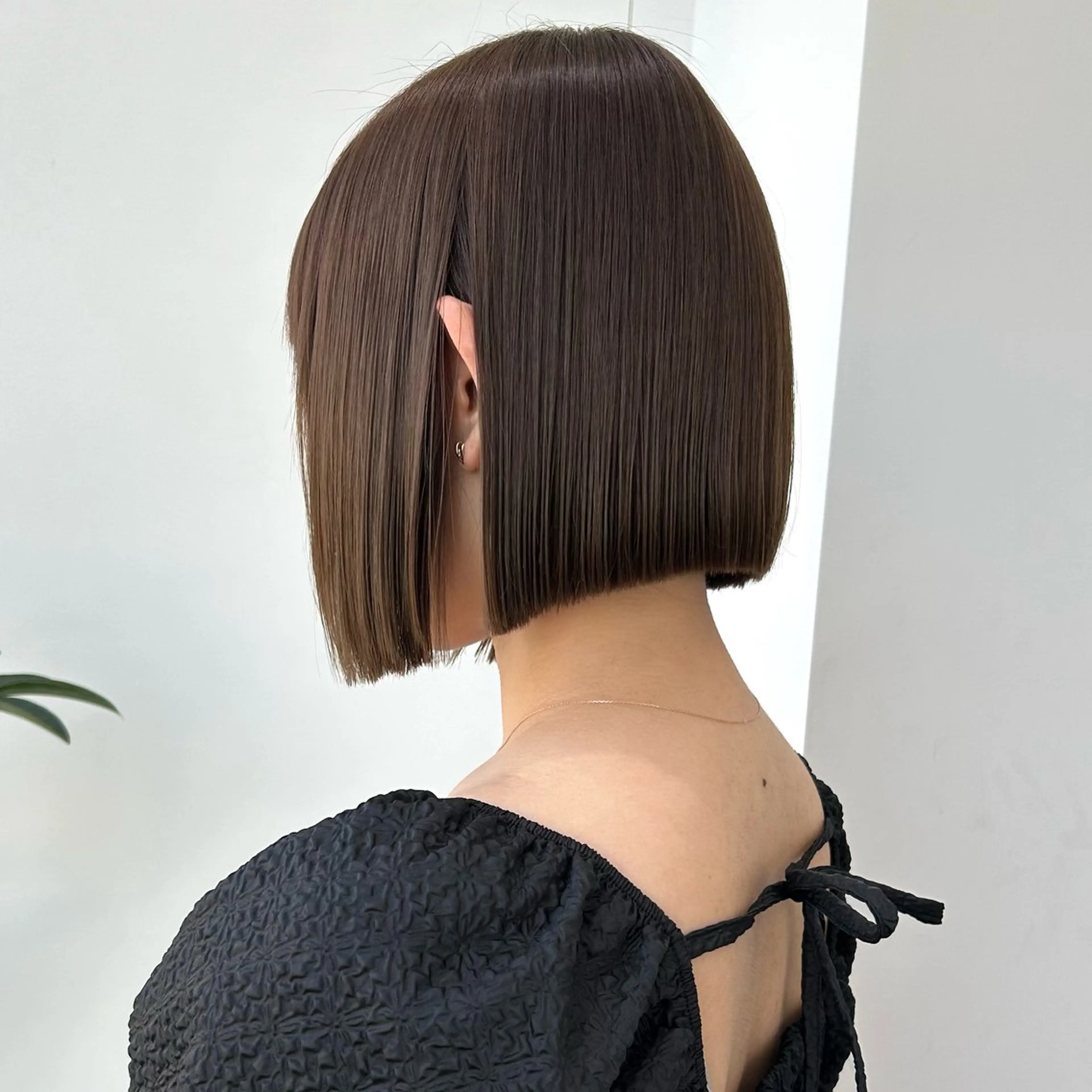 ミディアム カラー ベージュカラー ボブ ボブ/くびれボブ/ 髪質改善/Ru-kaのヘアスタイル