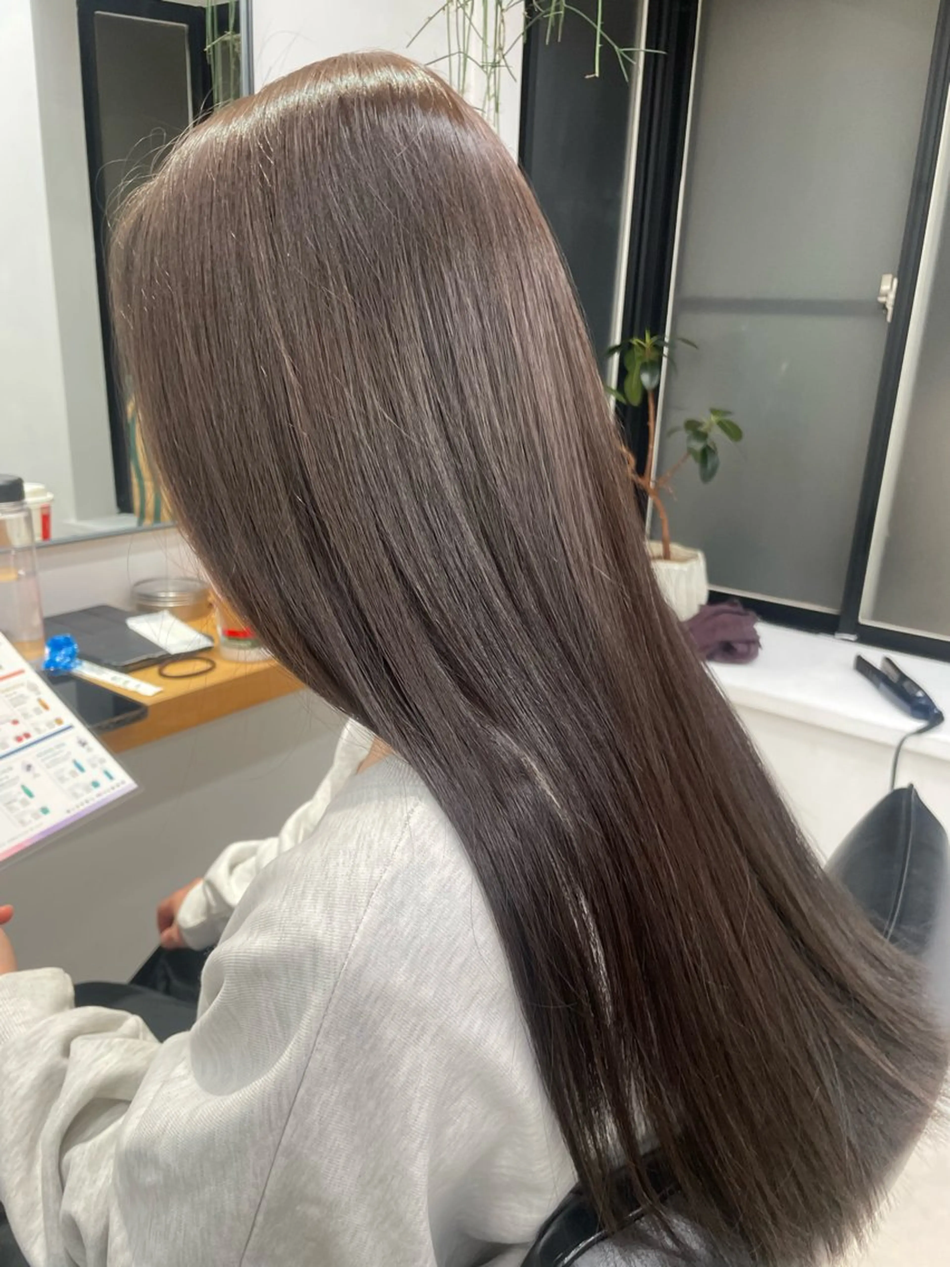 🌙ご新規様限定🌙ケアカラー + Aujuaクイックトリートメント 【ロング料金なし🍐】 前処理トリートメント付きの写真