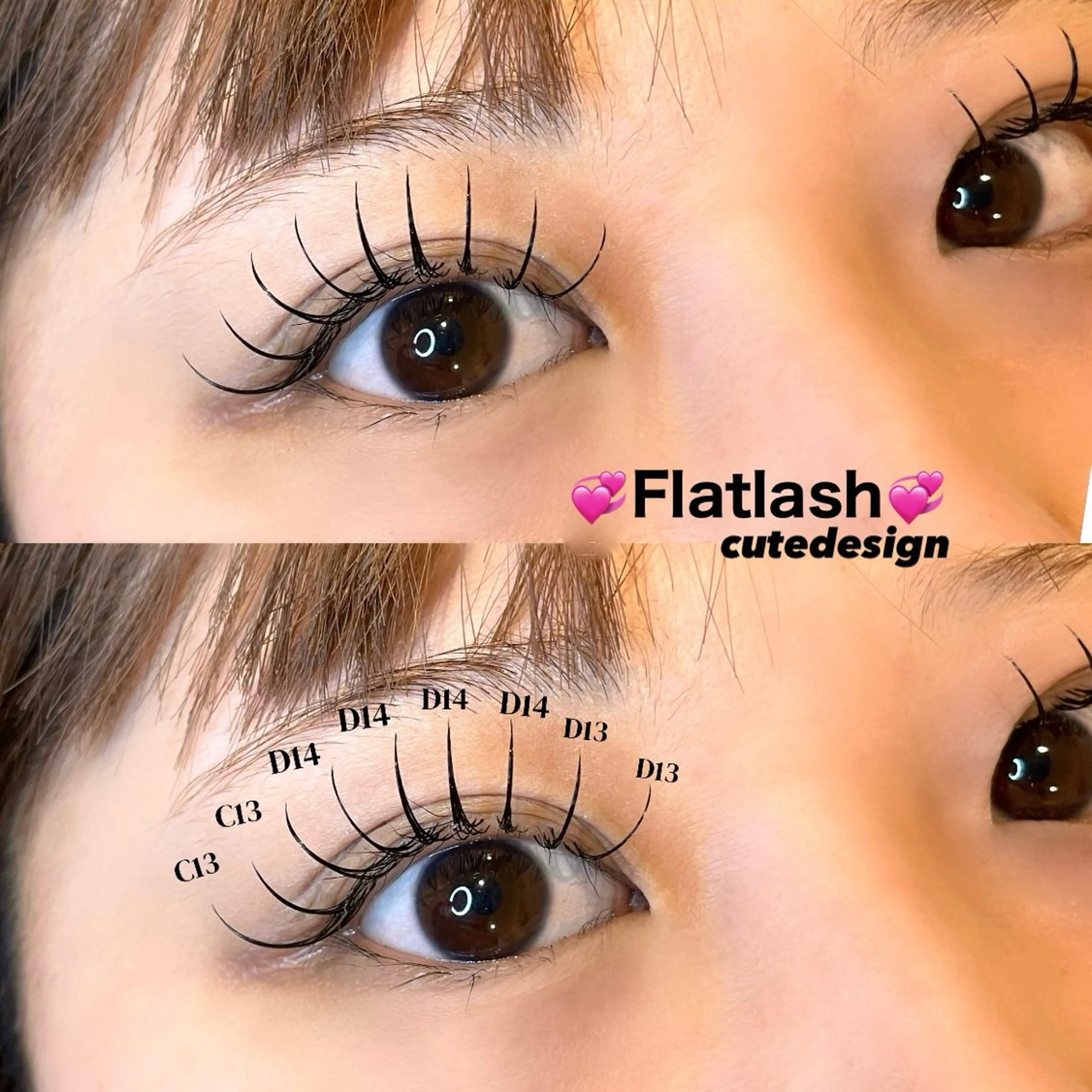 マツエク・マツパ マツエク Mell Yuuna ♡パリエク /束感のマツエク・マツパデザイン