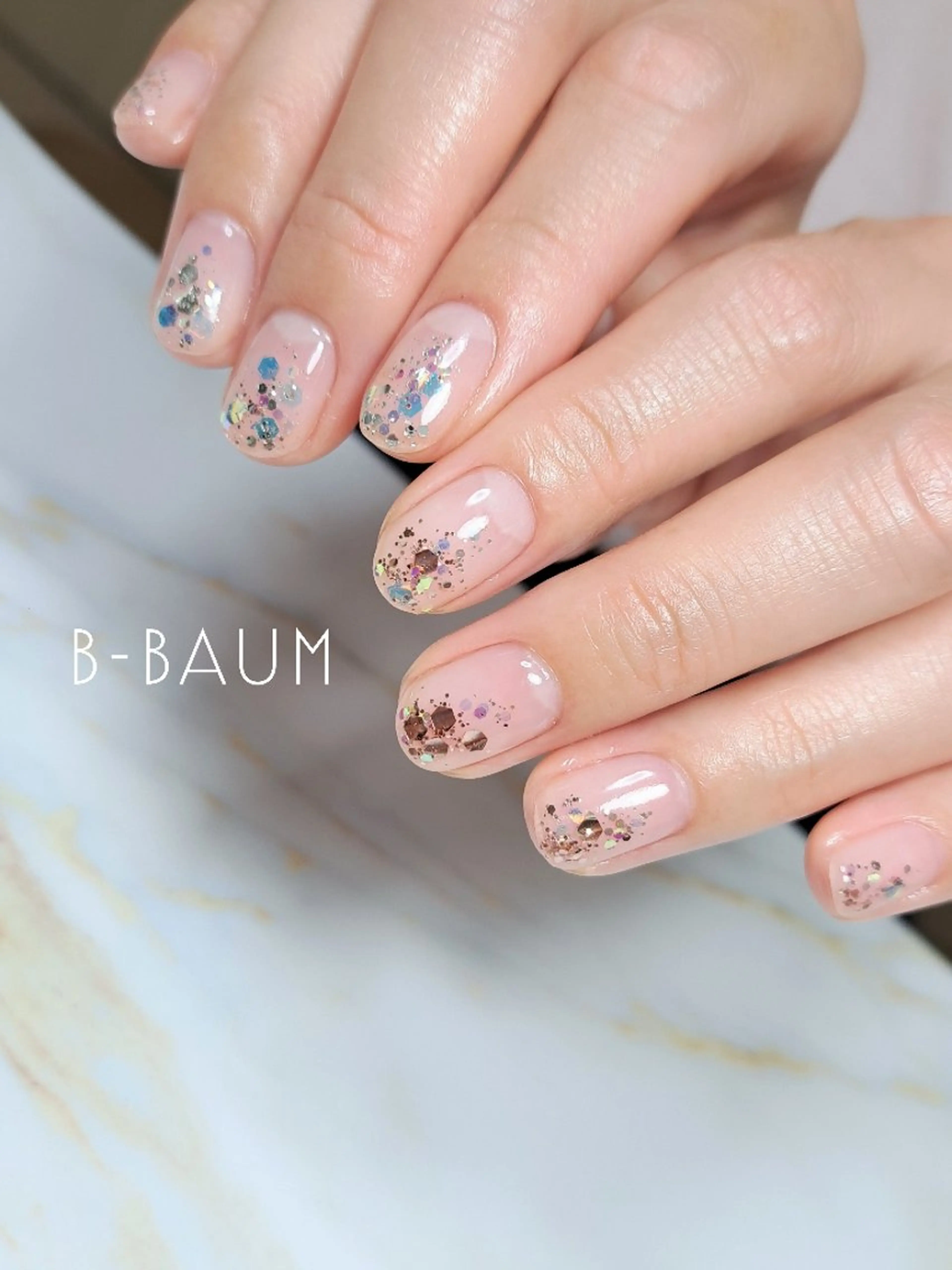 ネイル ラメ(グリッター) ハンドネイル B-BAUM  nailsalon のその他イメージ