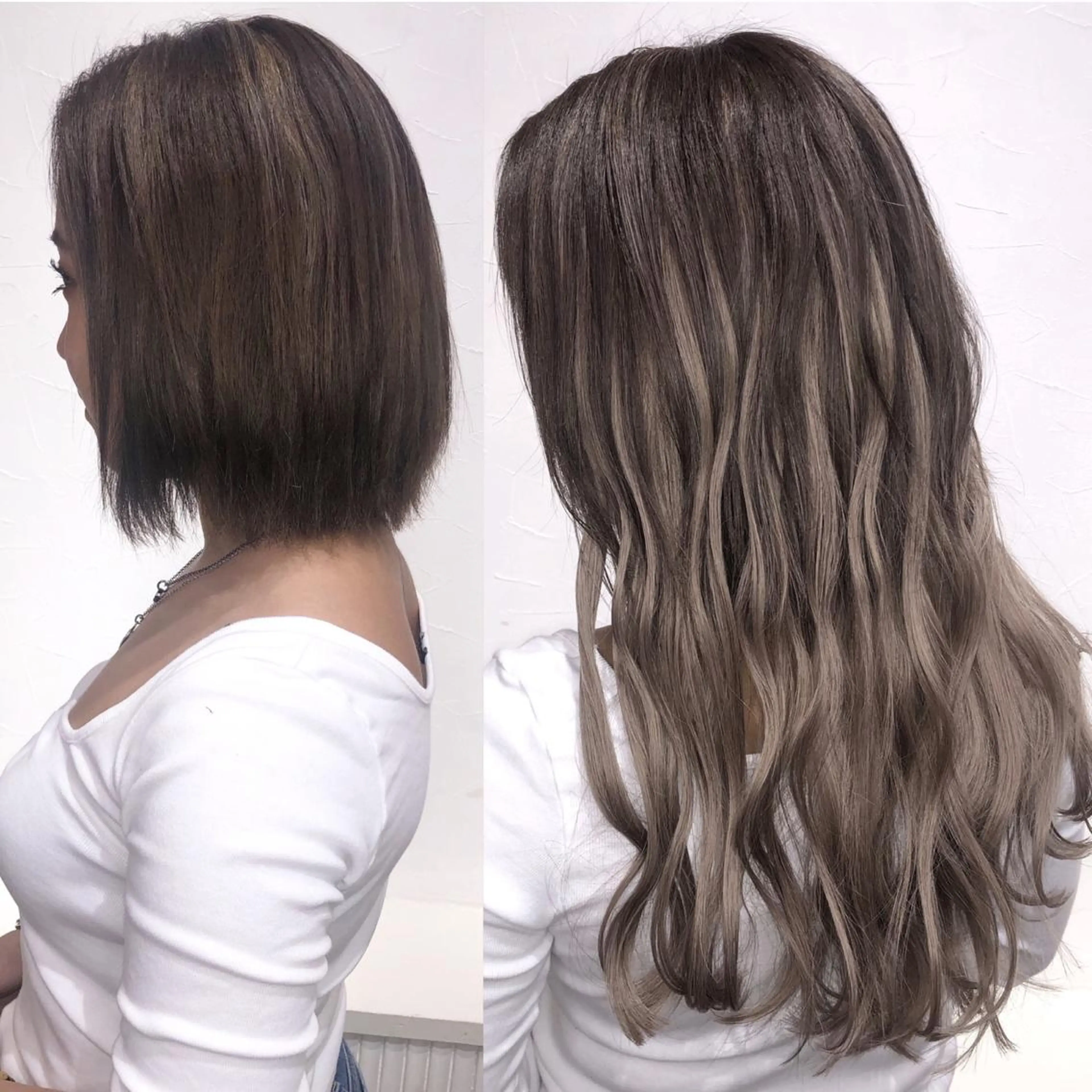 ロング エクステ アンククロス🖤 わかなのヘアスタイル