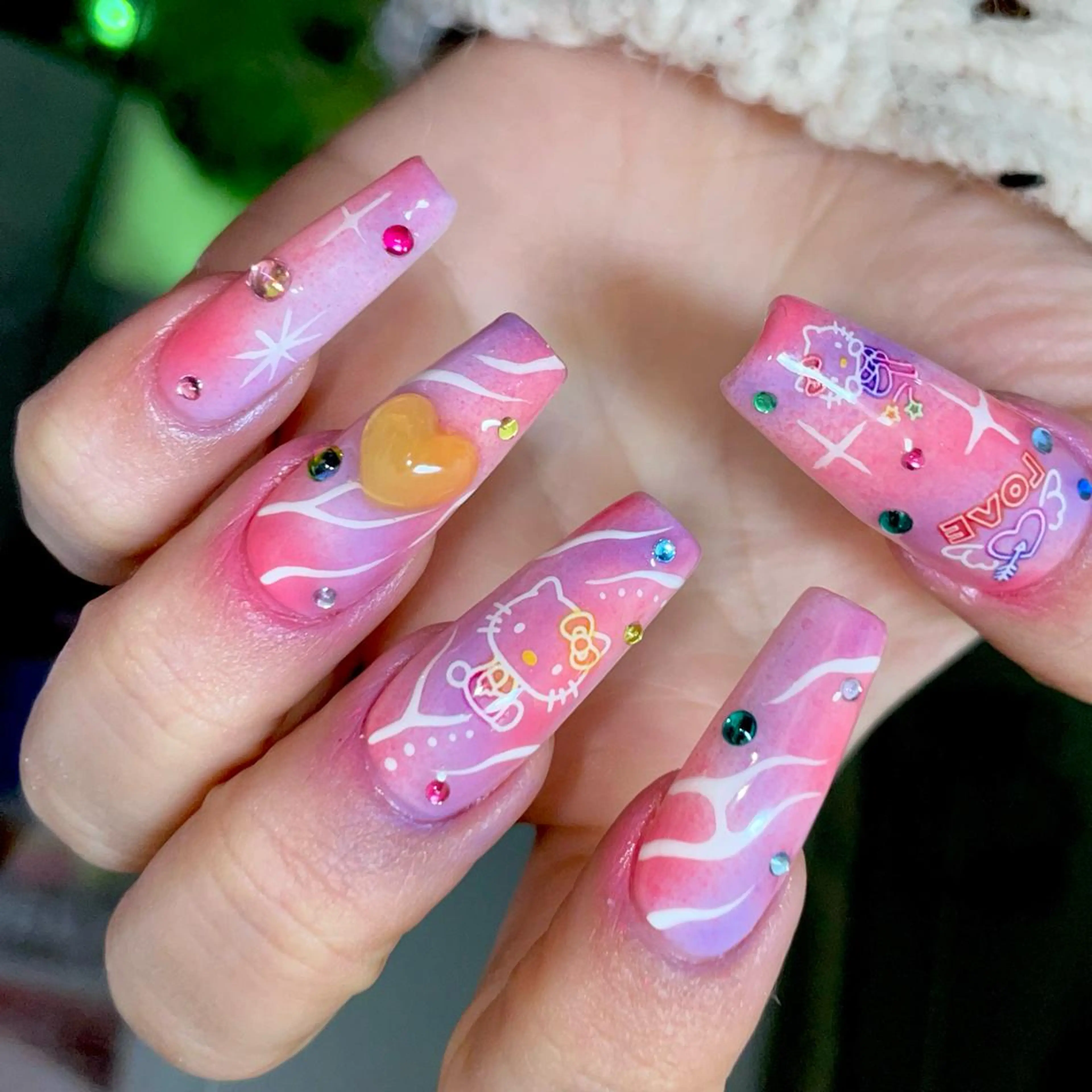 ネイル ジェルネイル スカルプネイル ネイルチップ MIDORI 個性派/海外ネイルのネイルデザイン