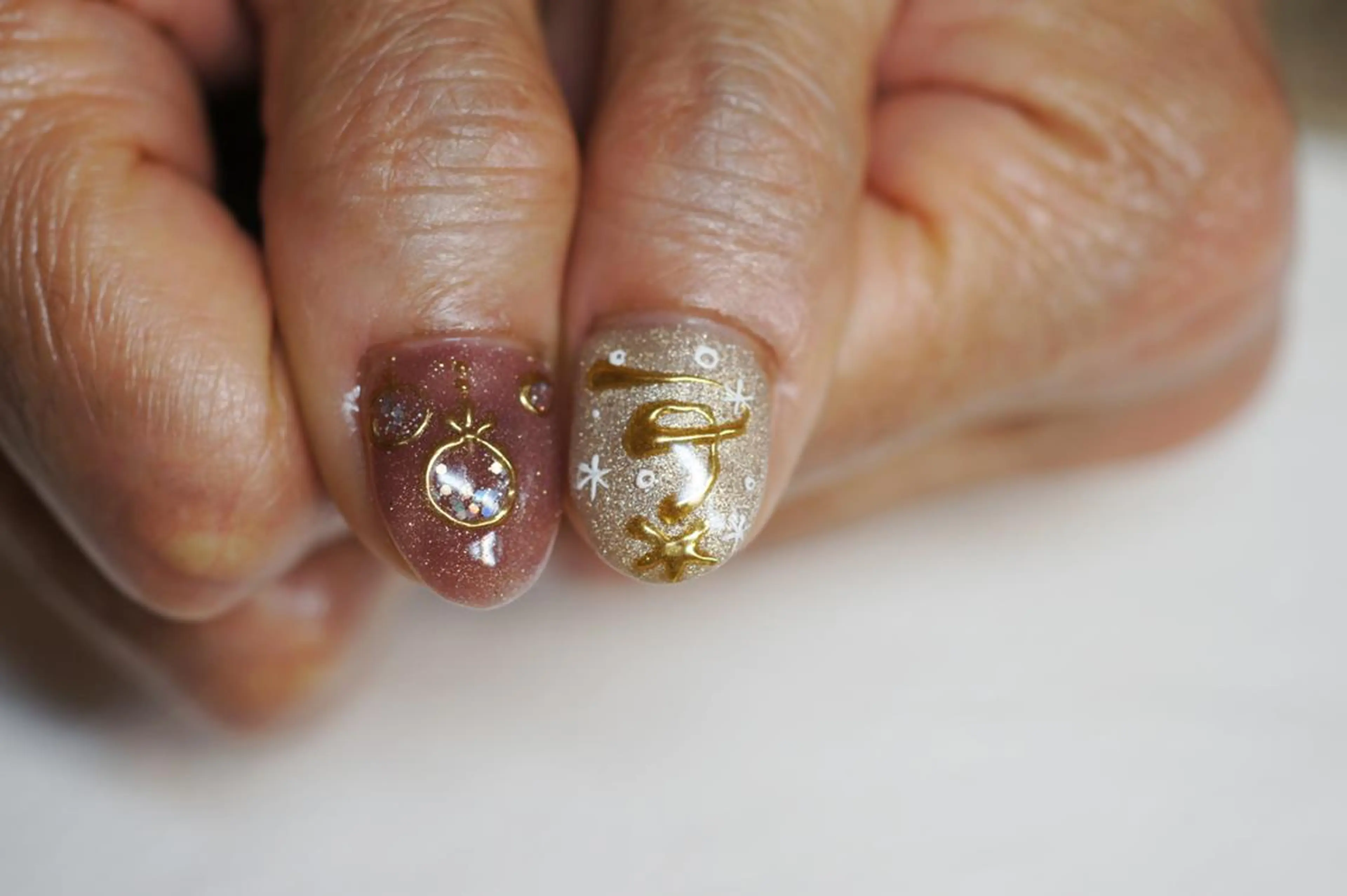 ネイル 冬ネイル クリスマス nails muu まゆのネイルデザイン